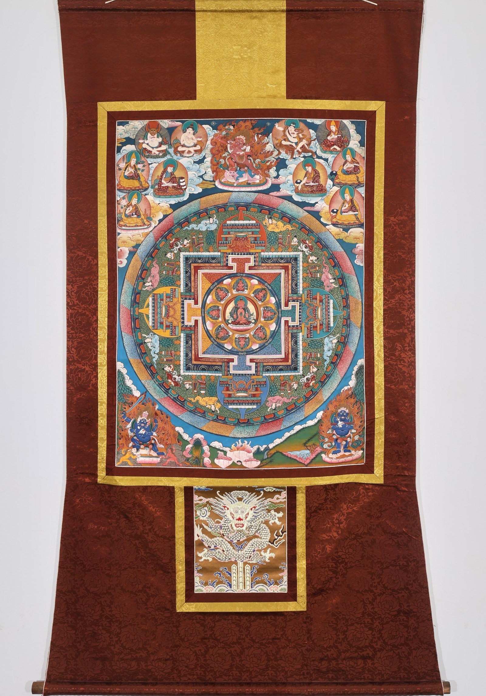 A THANGKA OF A MANDALA (1 of 9)