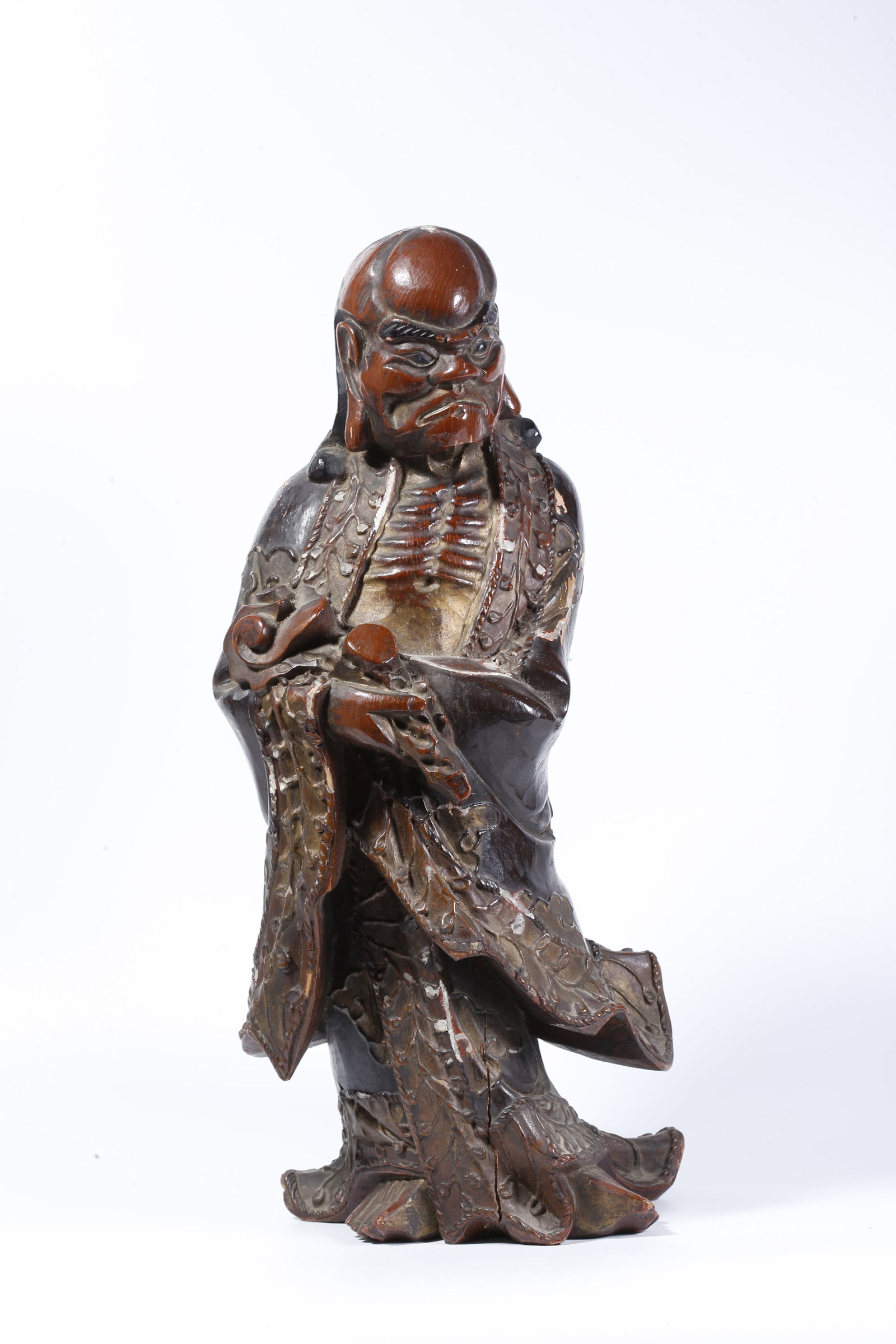 A LACQUERED DARUMA STATUE (1 of 9)