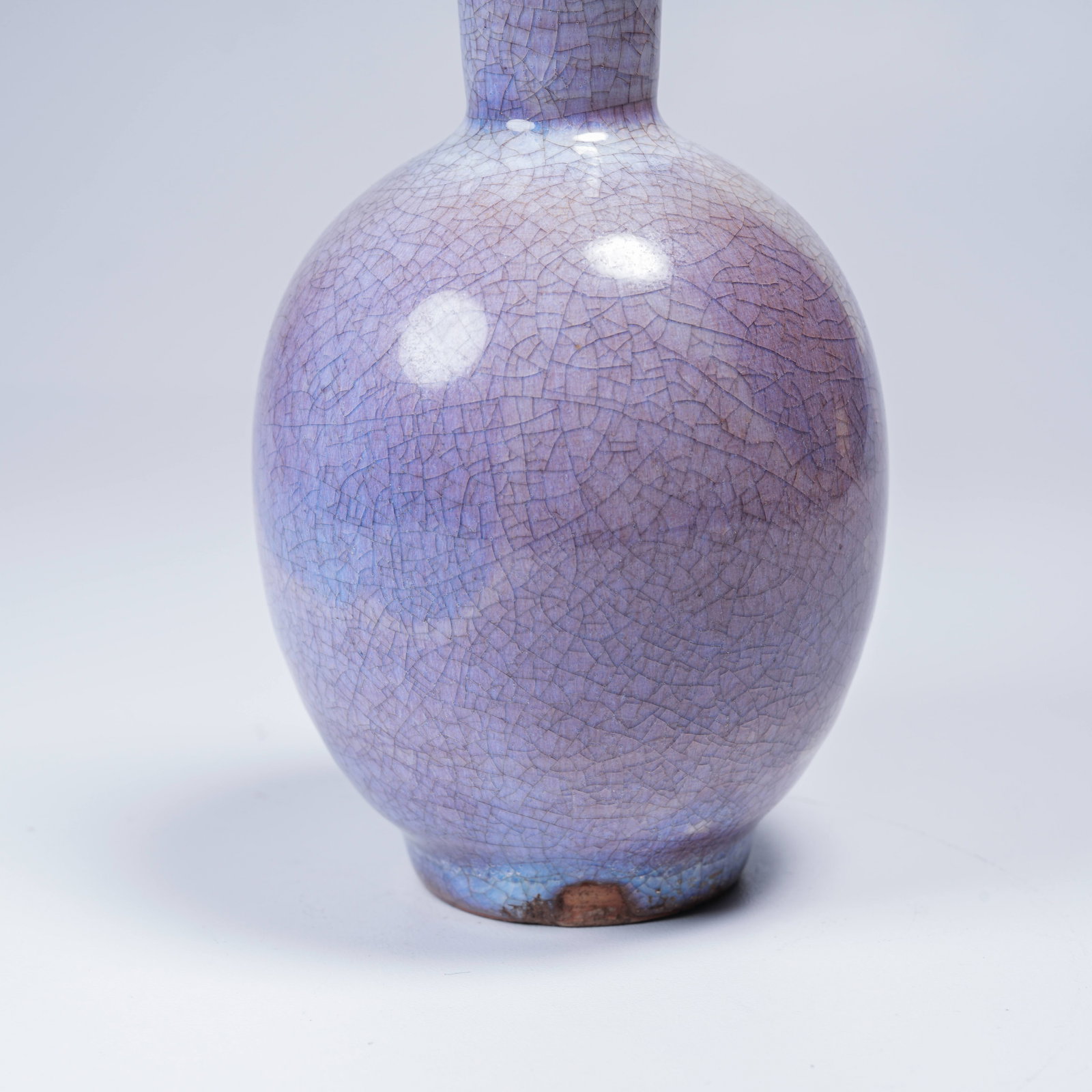 A JUN WARE SMALL VASE - 4