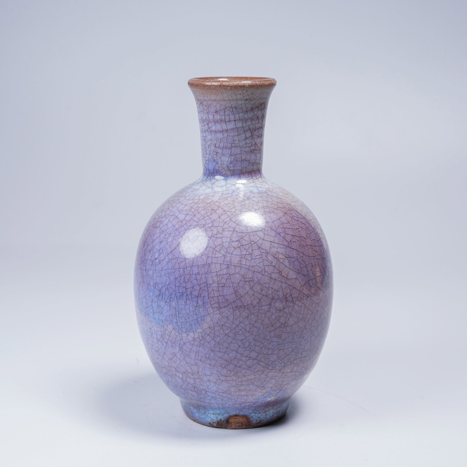 A JUN WARE SMALL VASE - 5