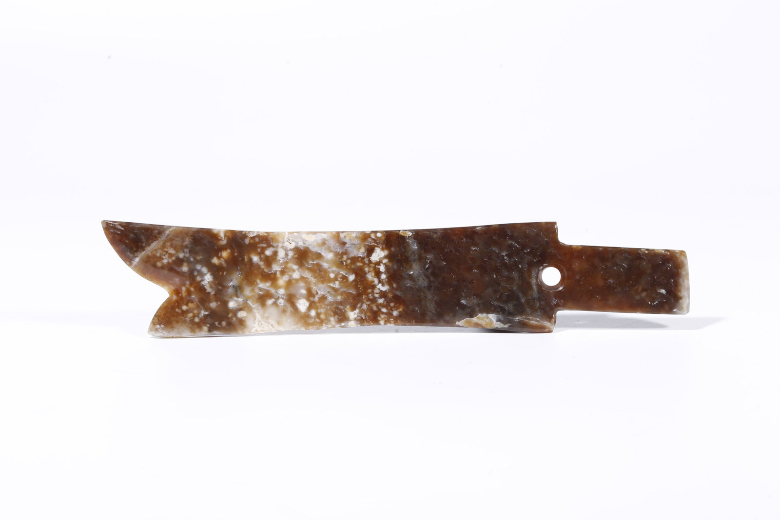 A ARCHAIC JADE CARVED KNIFE (1 of 10)