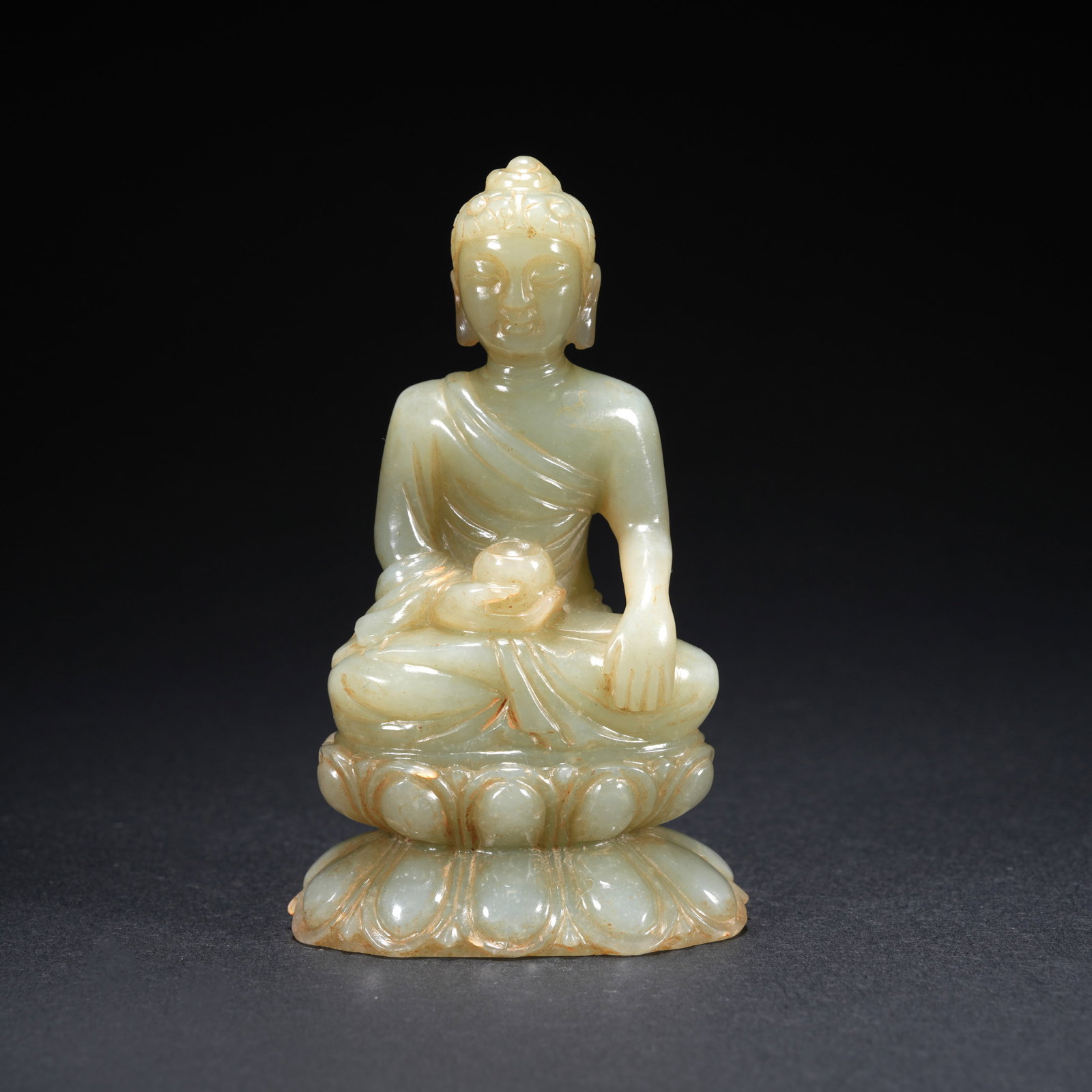 A HETIAN JADE MEDICINE BUDDHA STATUE (1 of 9)