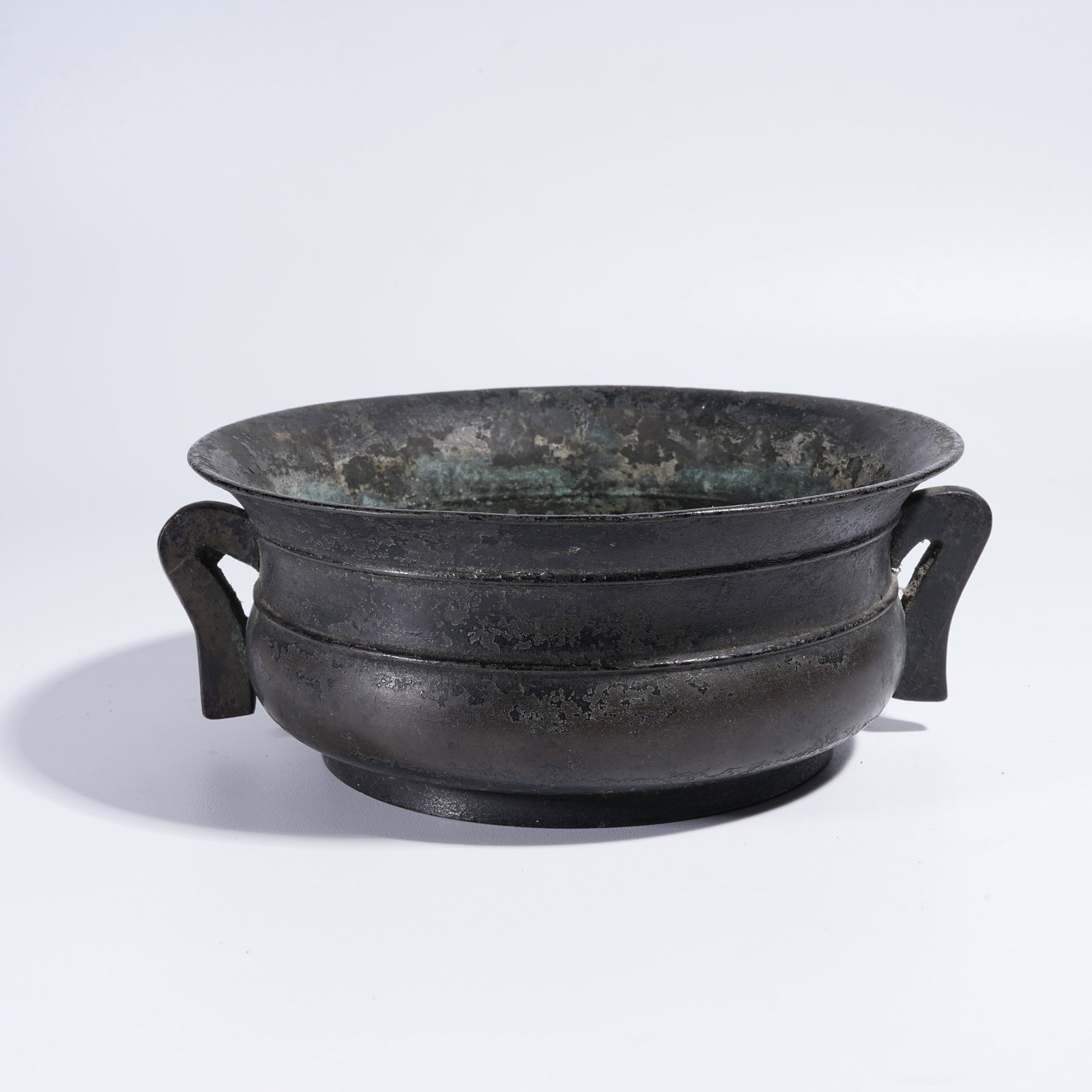 A BRONZE GUI-FORM INCENSE BURNER (1 of 9)