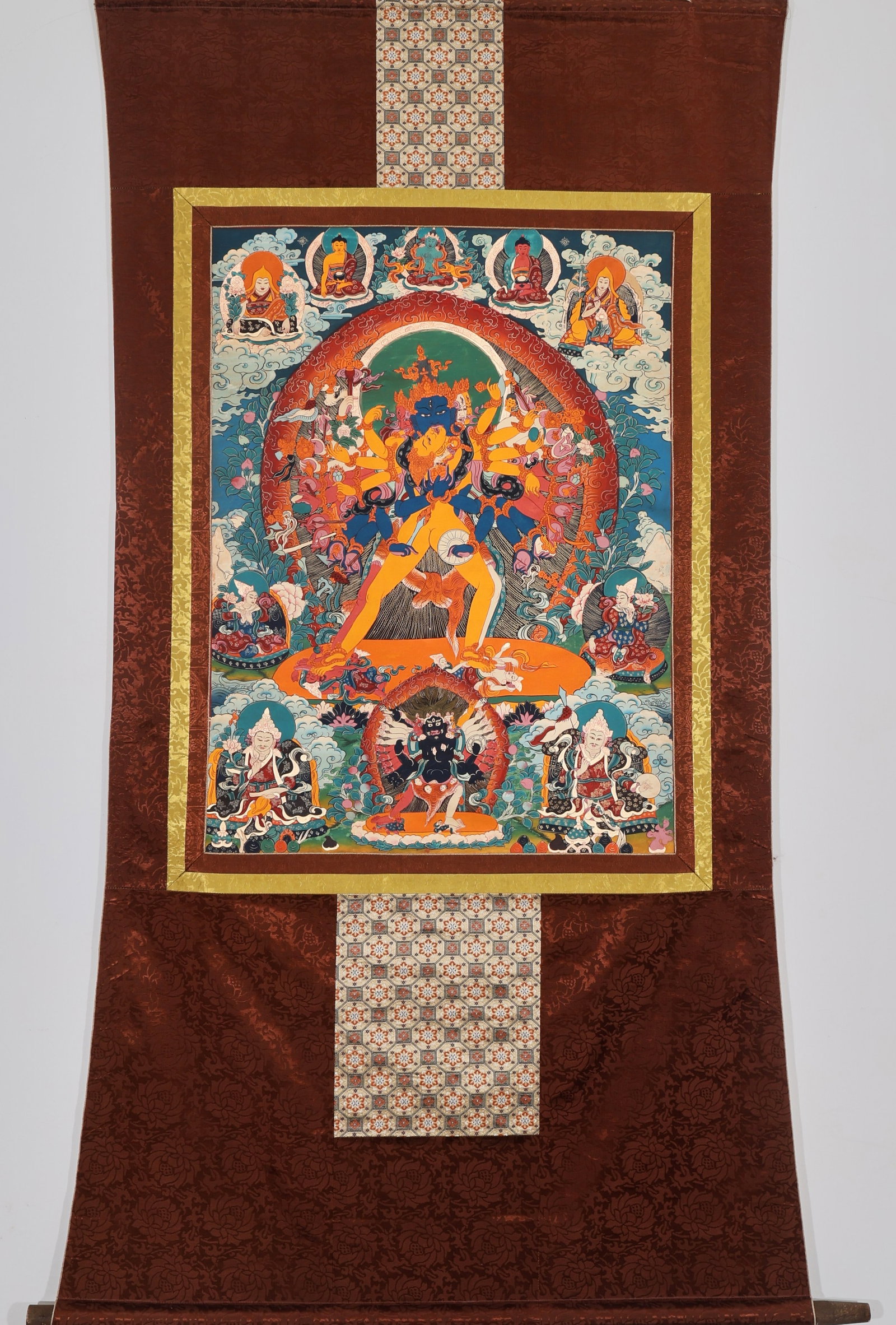 A THANGKA OF A VAJRA DEITY (1 of 9)