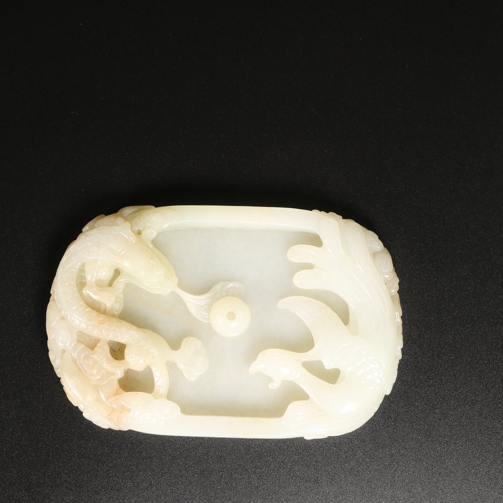 A HETIAN JADE BRUSH WASHER WITH DRAGON AND PHOENIX DESIGN (1 of 13)