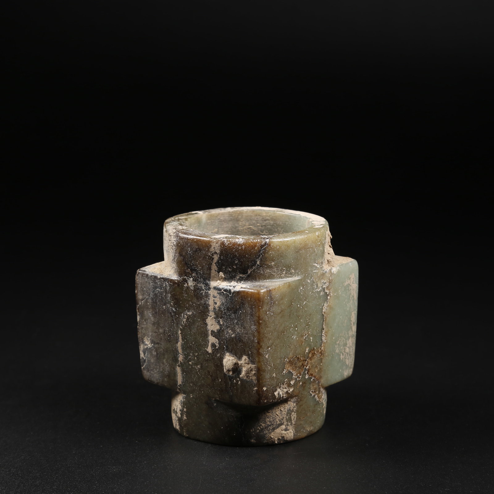 A ARCHAIC JADE CONG (1 of 8)