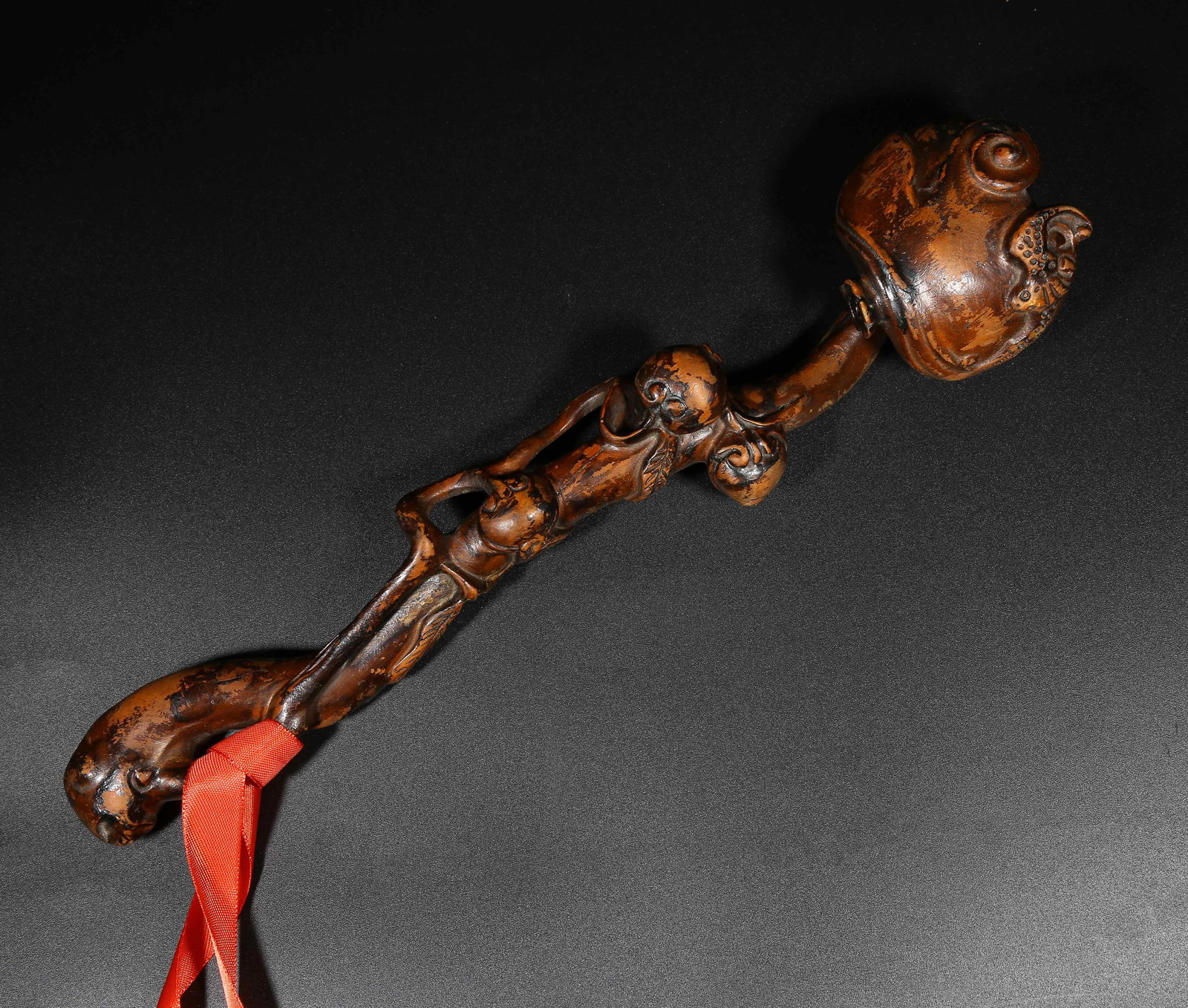 A BOXWOOD RUYI SCEPTER WITH LINGZHI DESIGN (1 of 8)