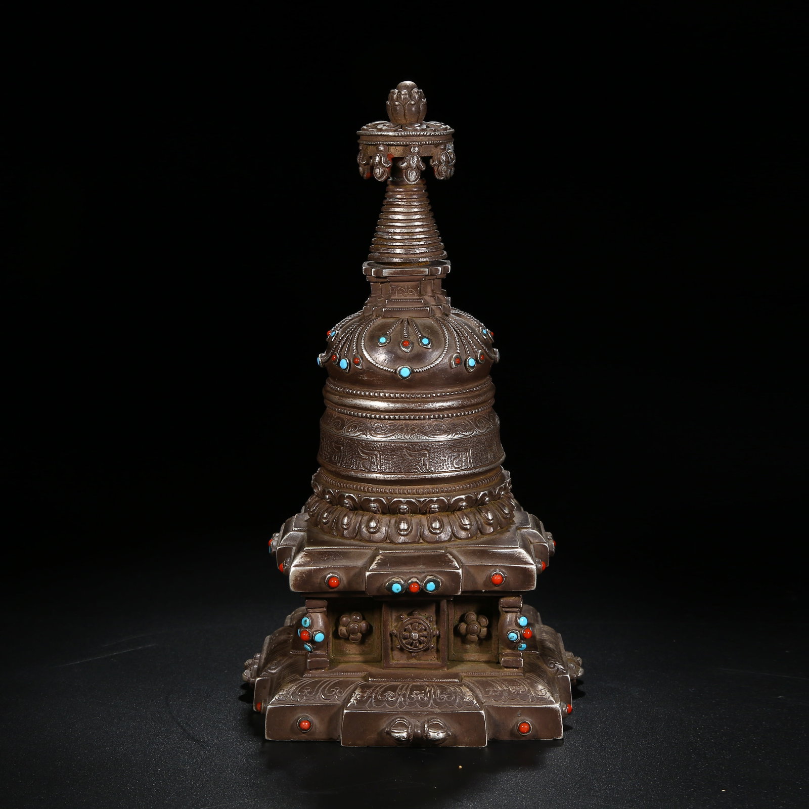 A SILVER STUPA (1 of 9)