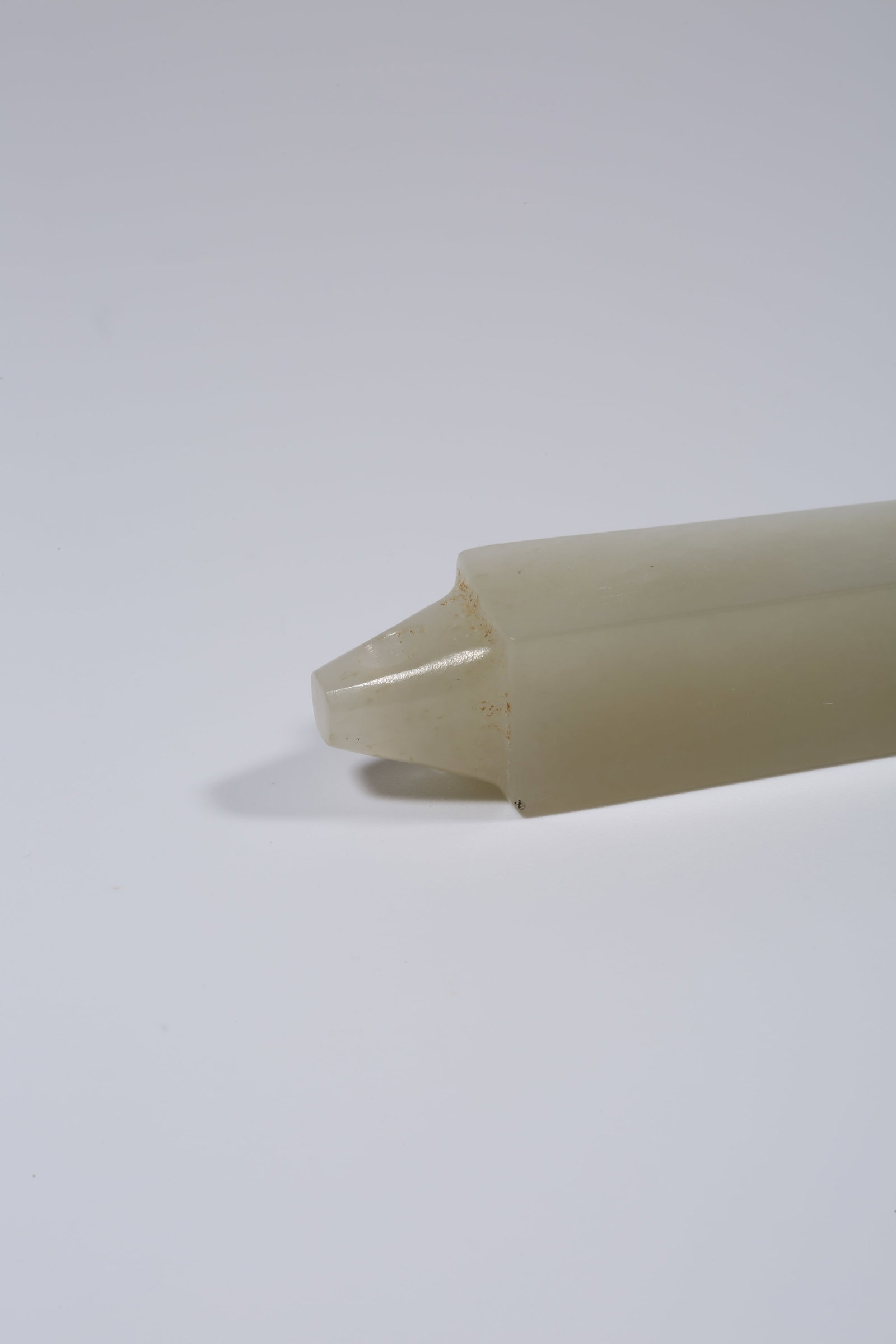 A ANCIENT JADE CONICAL OBJECT - 9