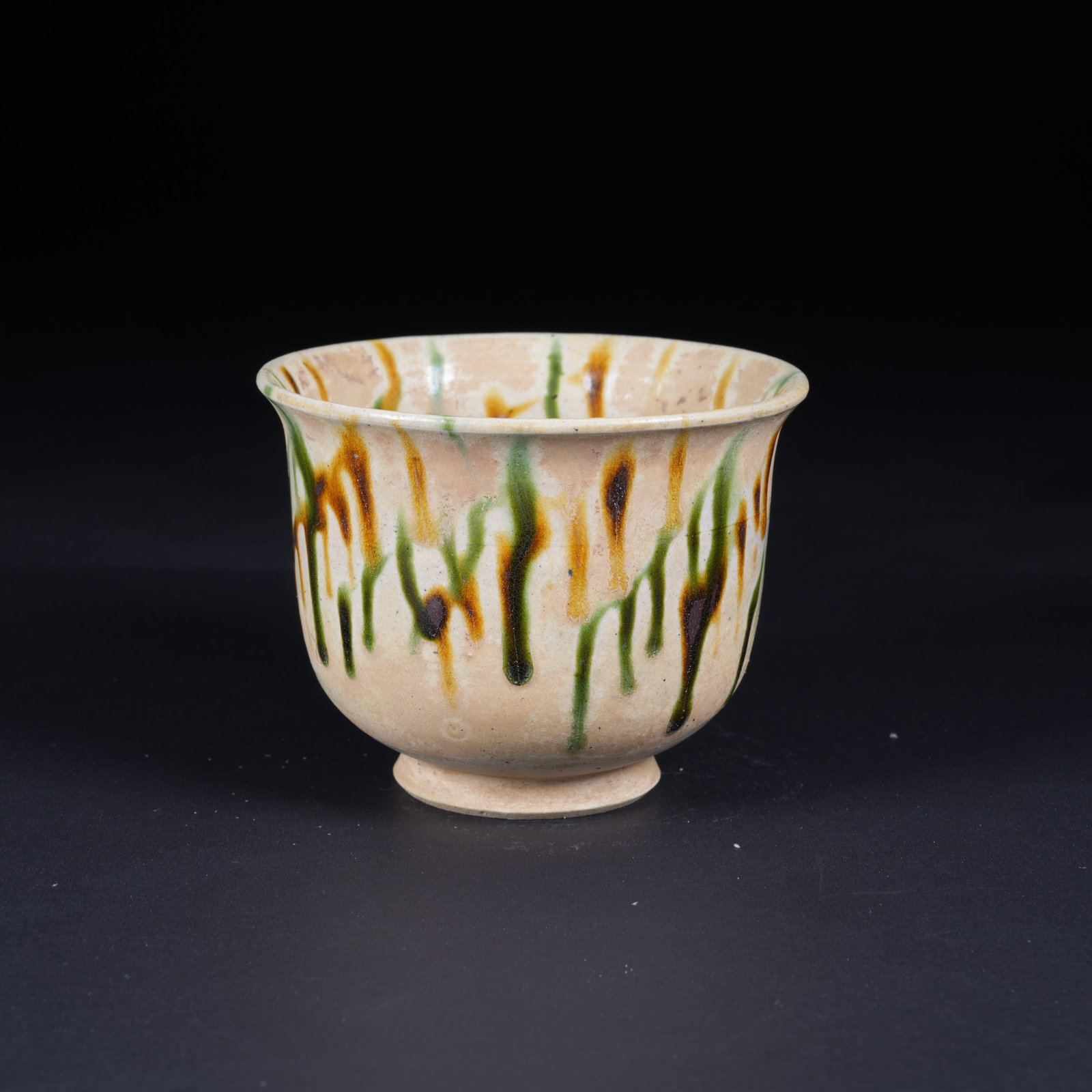 A SANCAI PRESSING CUP FROM THE TANG DYNASTY (1 of 9)