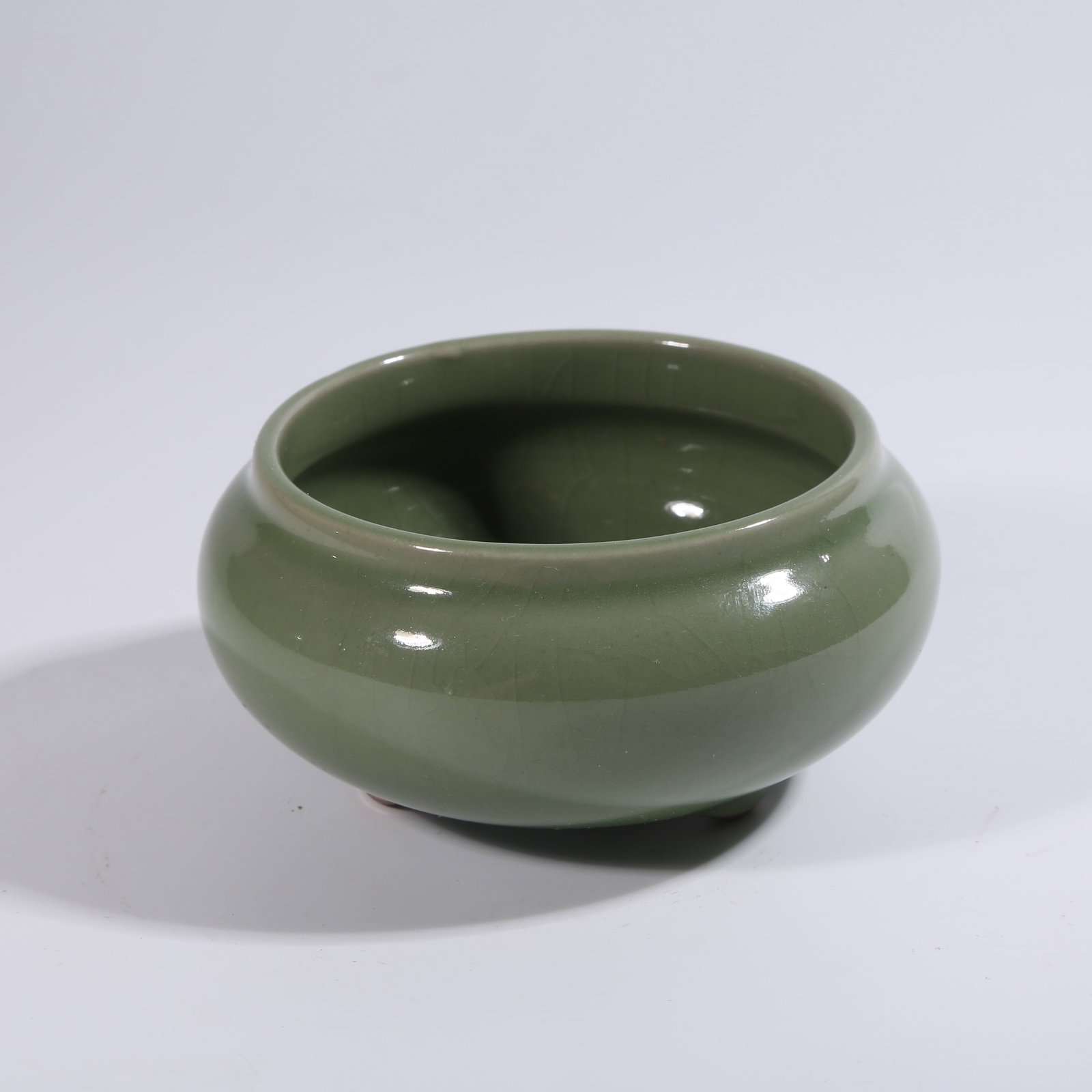A LONGQUAN KILN THREE-LEGGED CENSER (1 of 9)