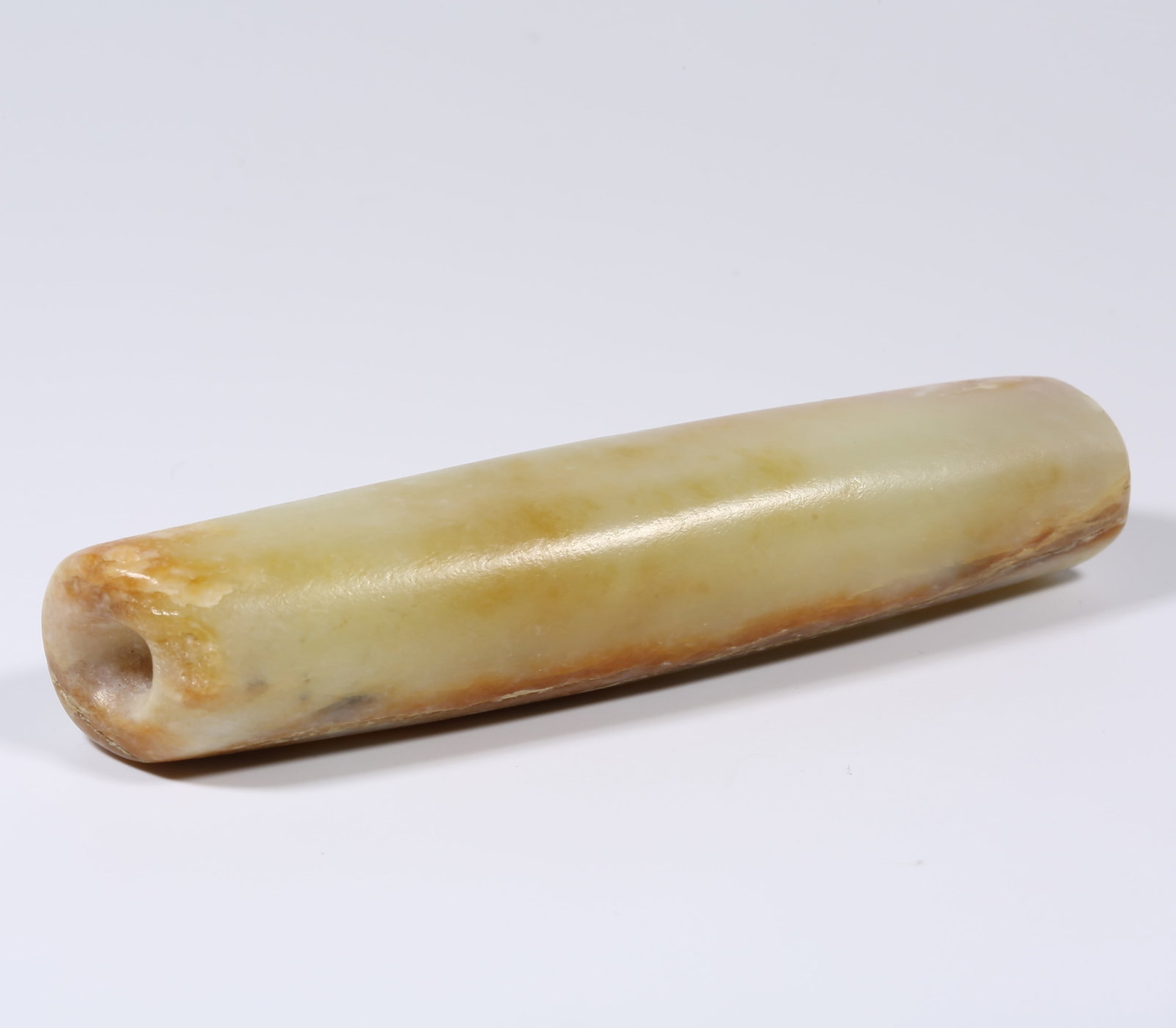 A ANCIENT JADE COLLAR ORNAMENT FROM HONGSHAN CULTURE: Ancient Jade Collar Ornament from Hongshan Culture