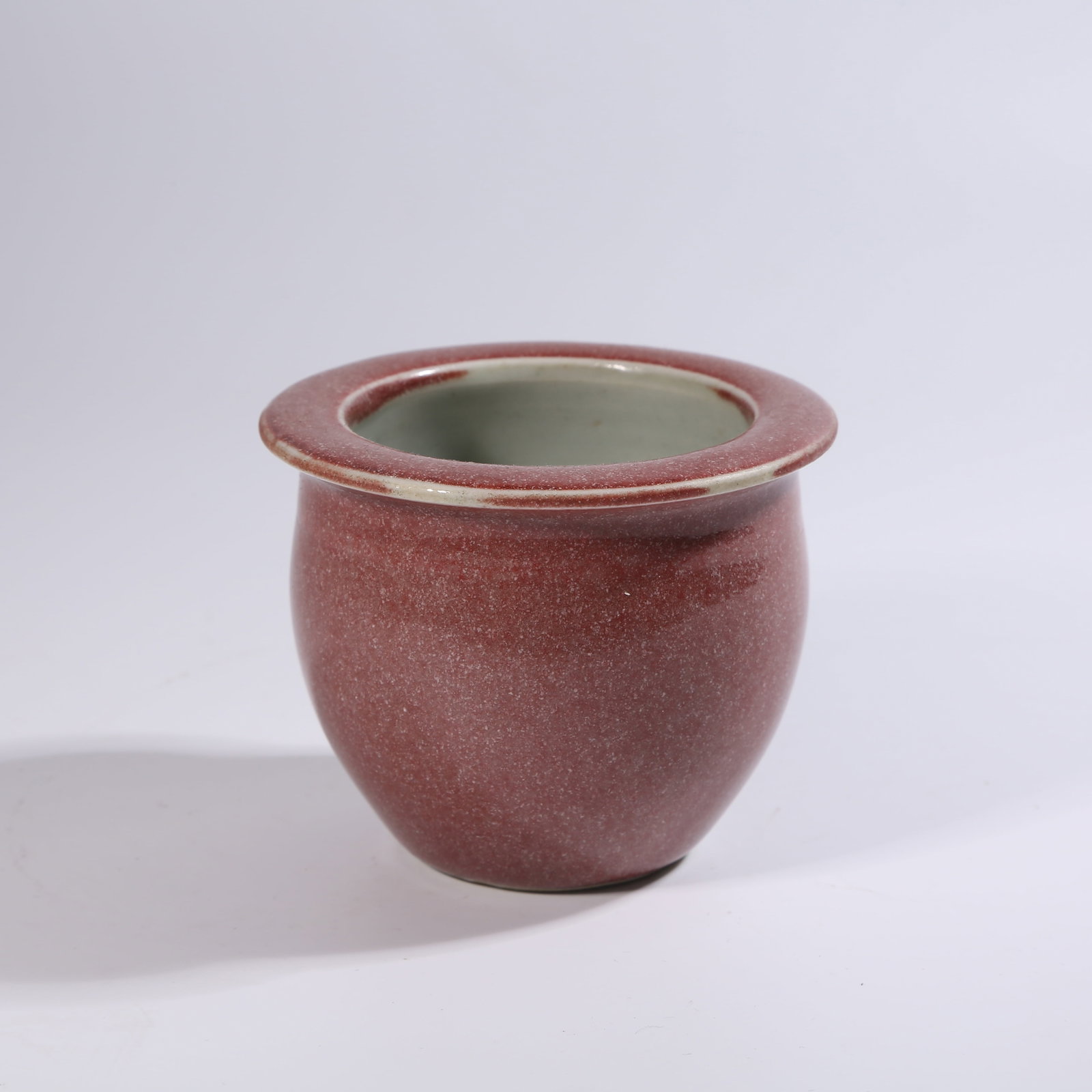 A LANG KILN RED-GLAZED SMALL JAR (1 of 9)