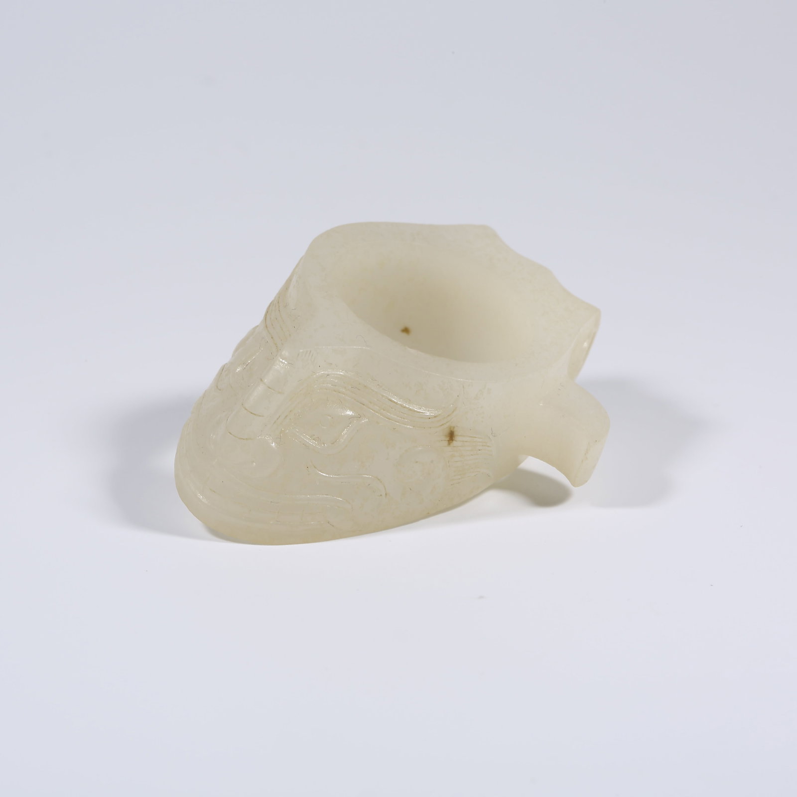 A ANCIENT JADE QUIVER WITH BEAST FACE PATTERN (1 of 8)