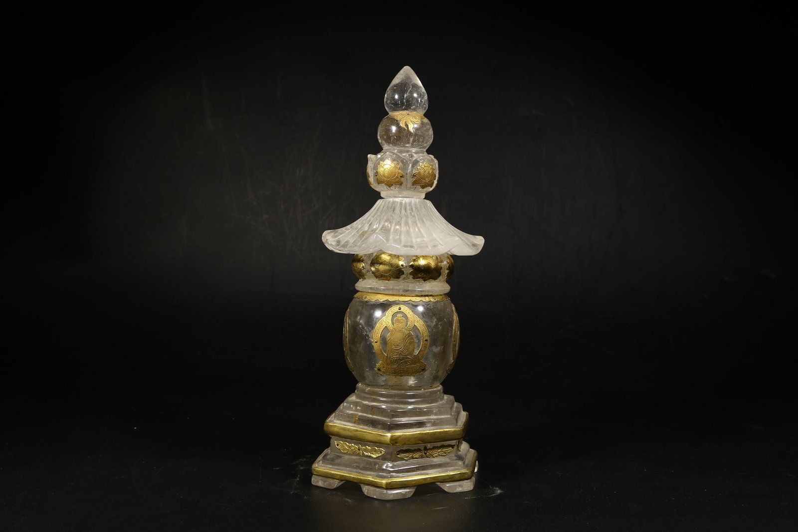 A CRYSTAL STUPA (1 of 9)