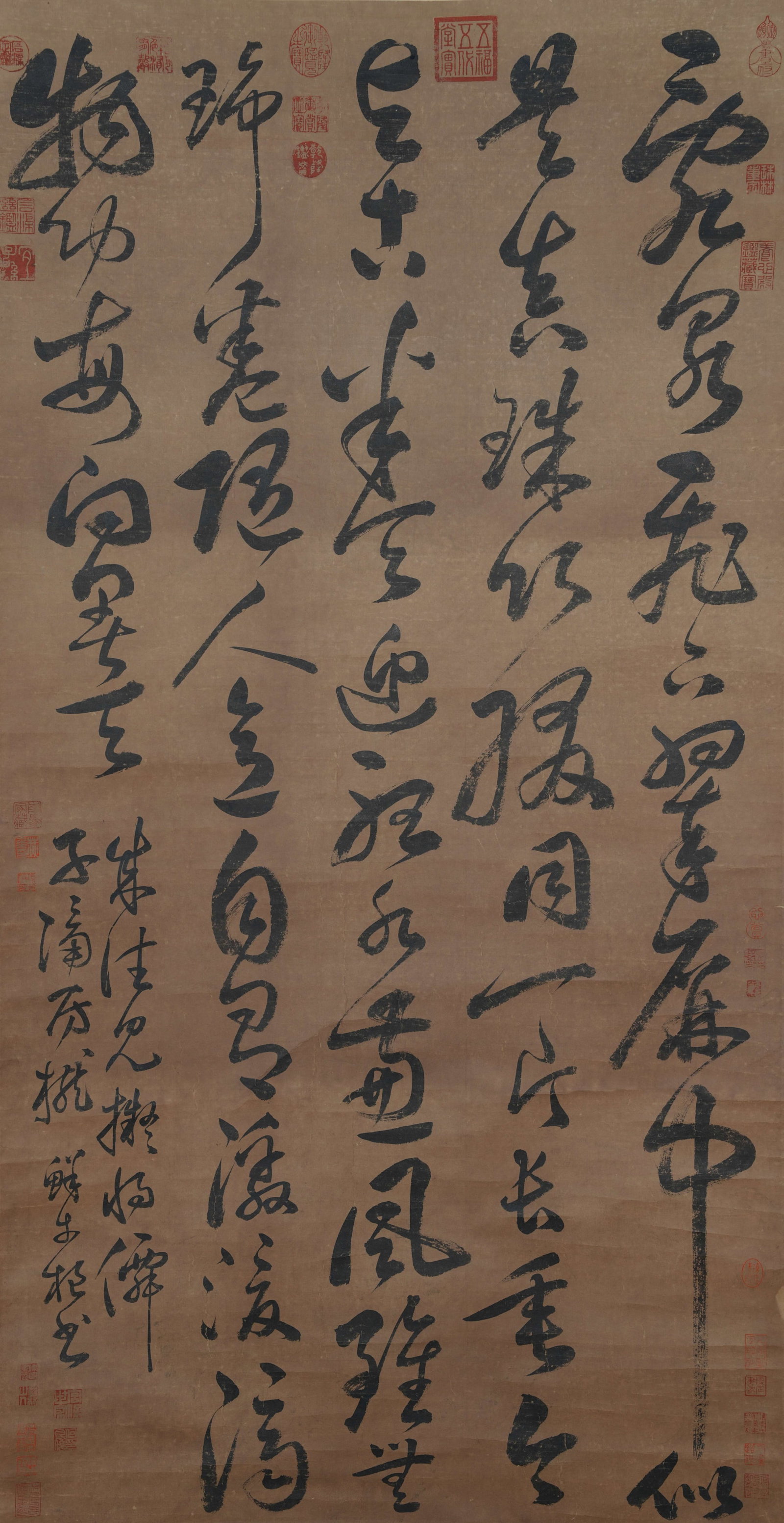 A CALLIGRAPHY ON PAPER BY XIANYU SHU.鮮於樞 (1 of 9)