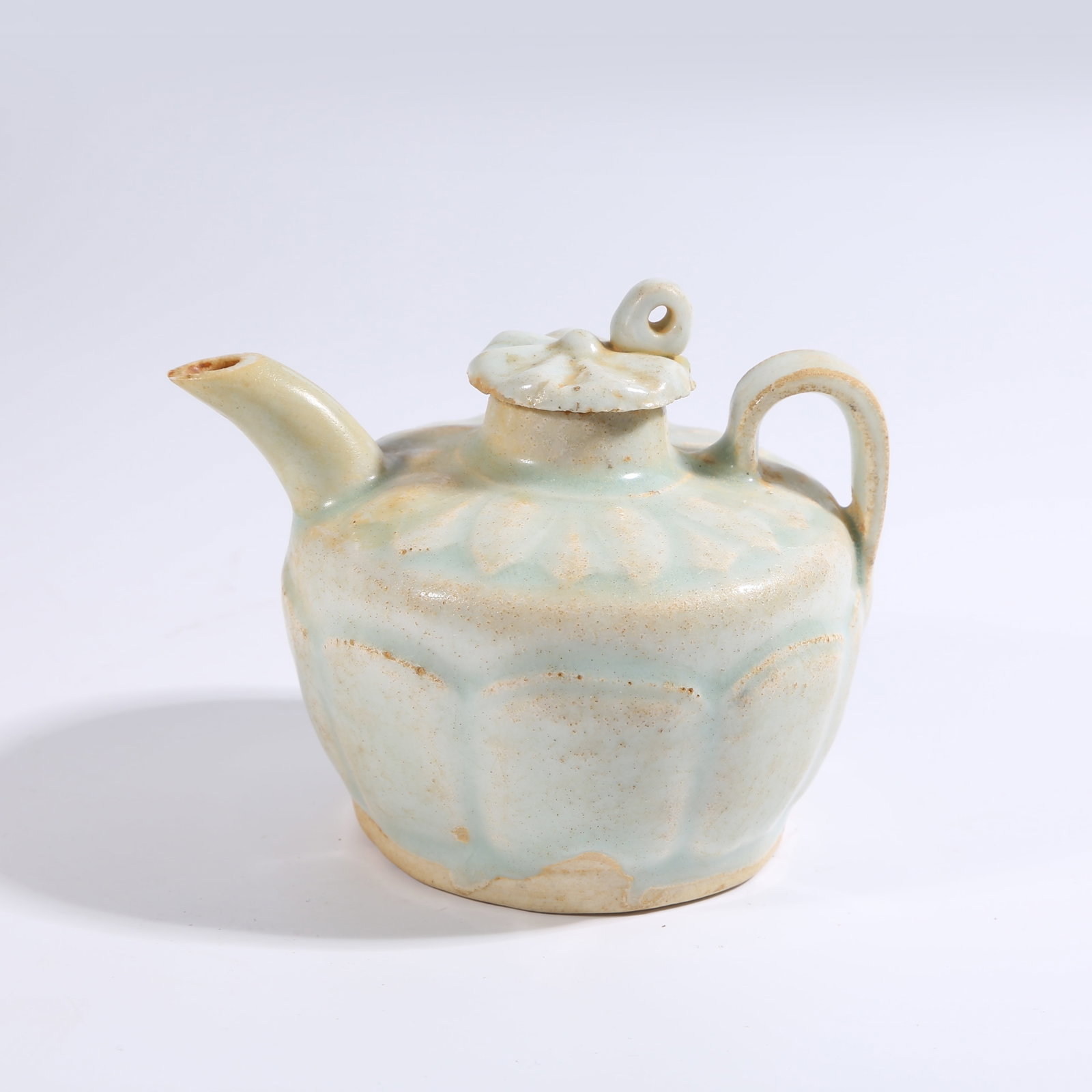 A YINGQING GLAZED EWER (1 of 9)