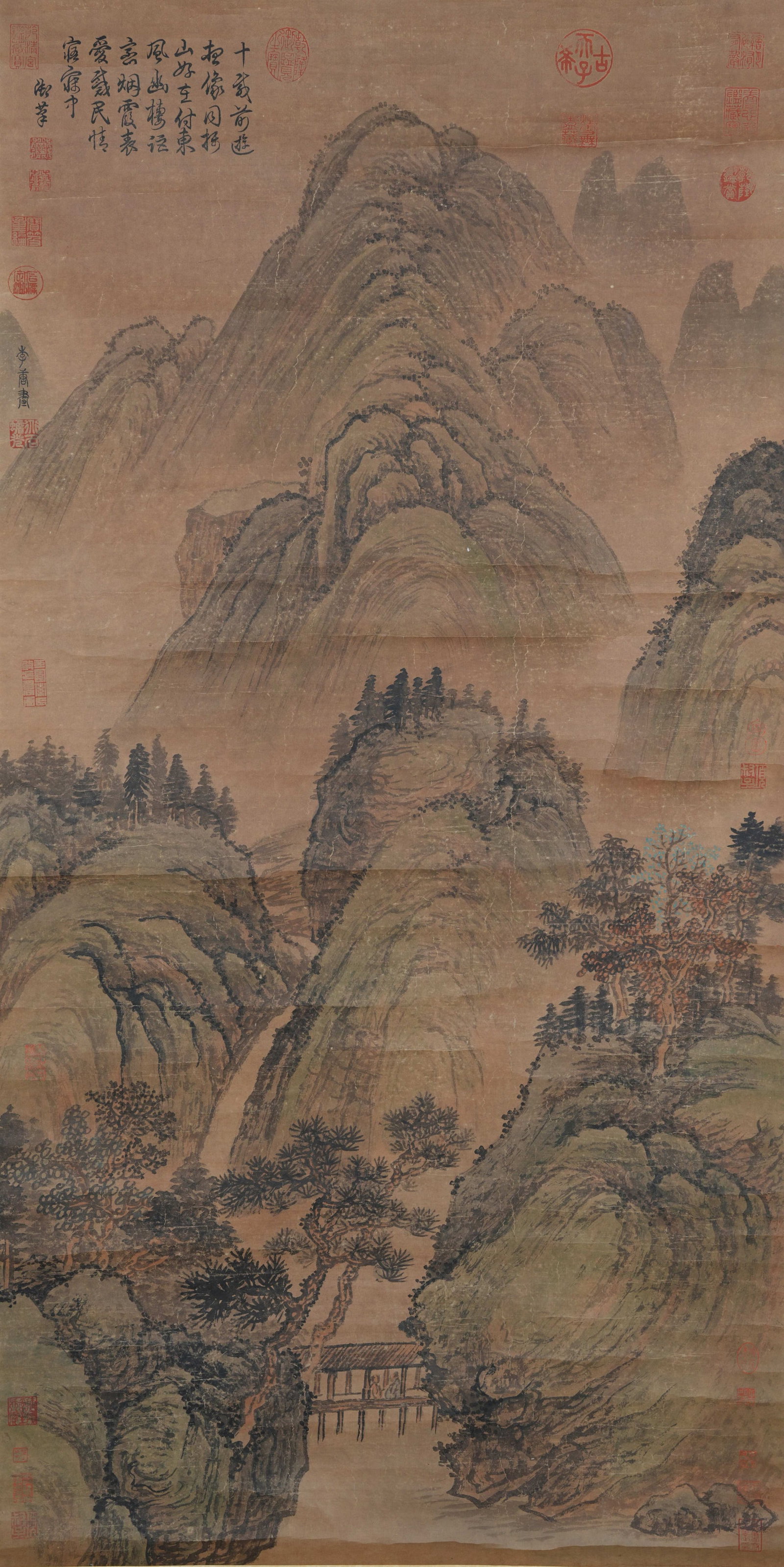 A LANDSCAPE PAINTING ON PAPER BY LI TANG.李唐 (1 of 11)