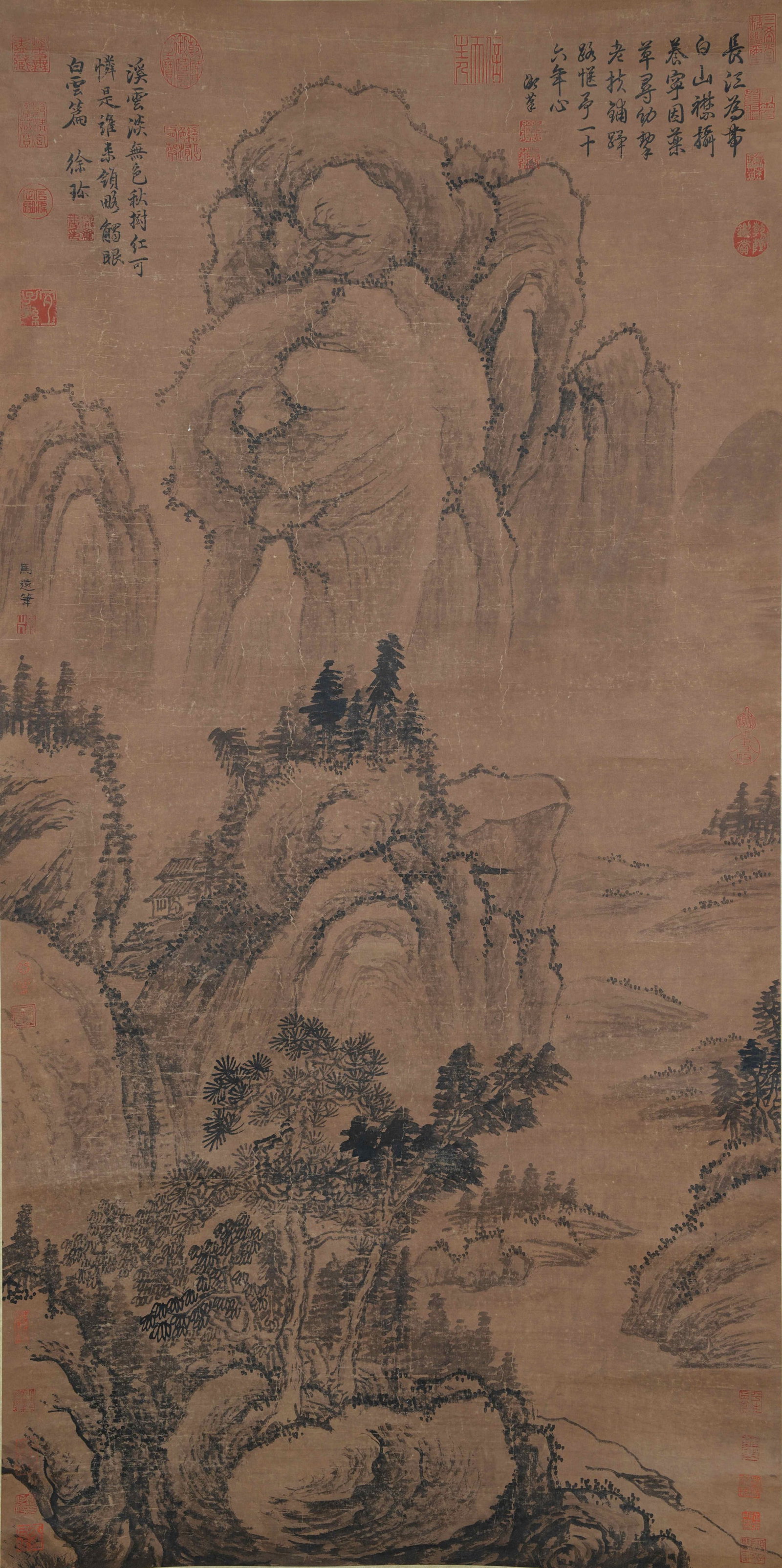A LANDSCAPE PAINTING ON PAPER BY MA YUAN.馬遠 (1 of 12)