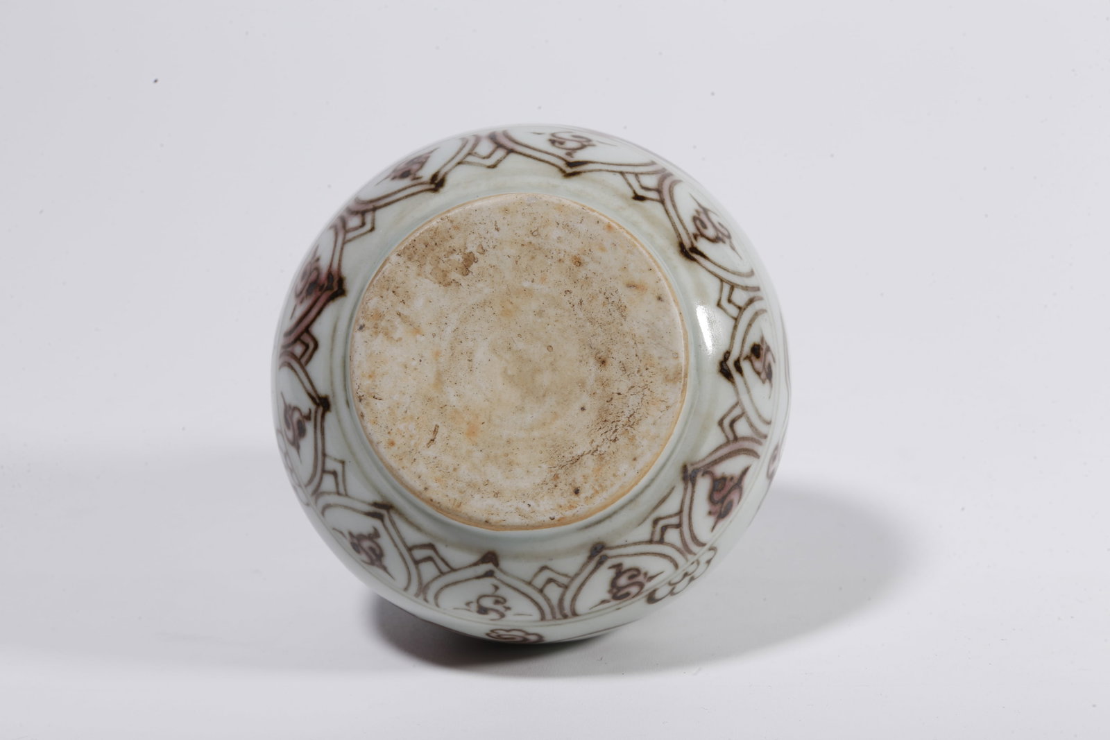 A UNDERGLAZE RED JAR WITH PHOENIX PATTERN - 9