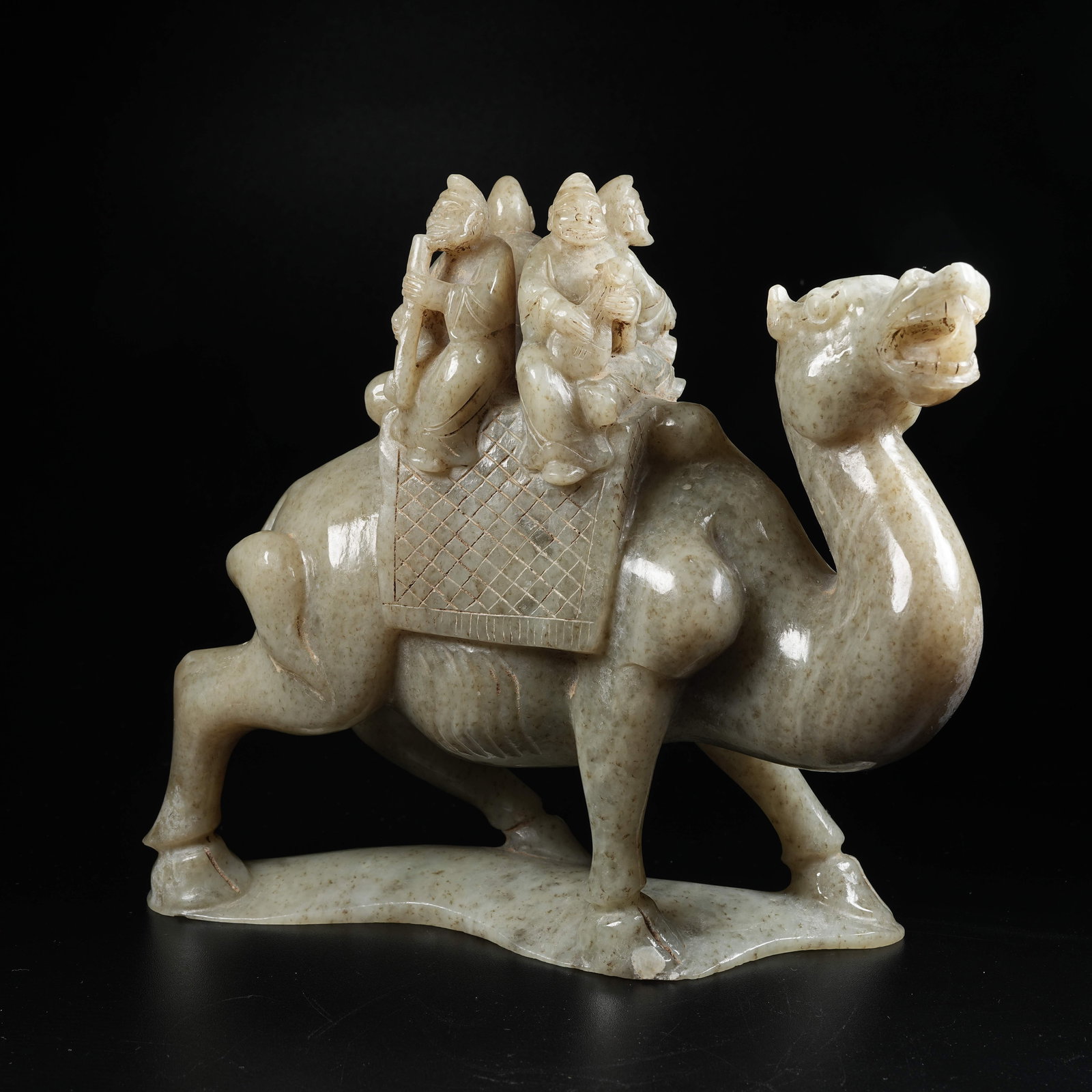 A HOTAN JADE CAMEL ORNAMENT (1 of 8)