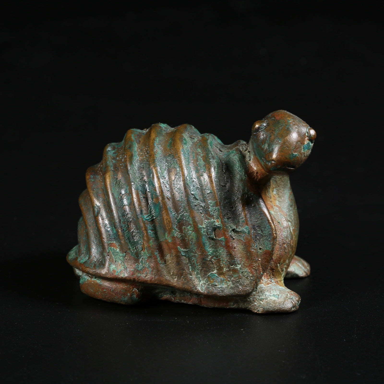 A BRONZE TURTLE ORNAMENT (1 of 8)