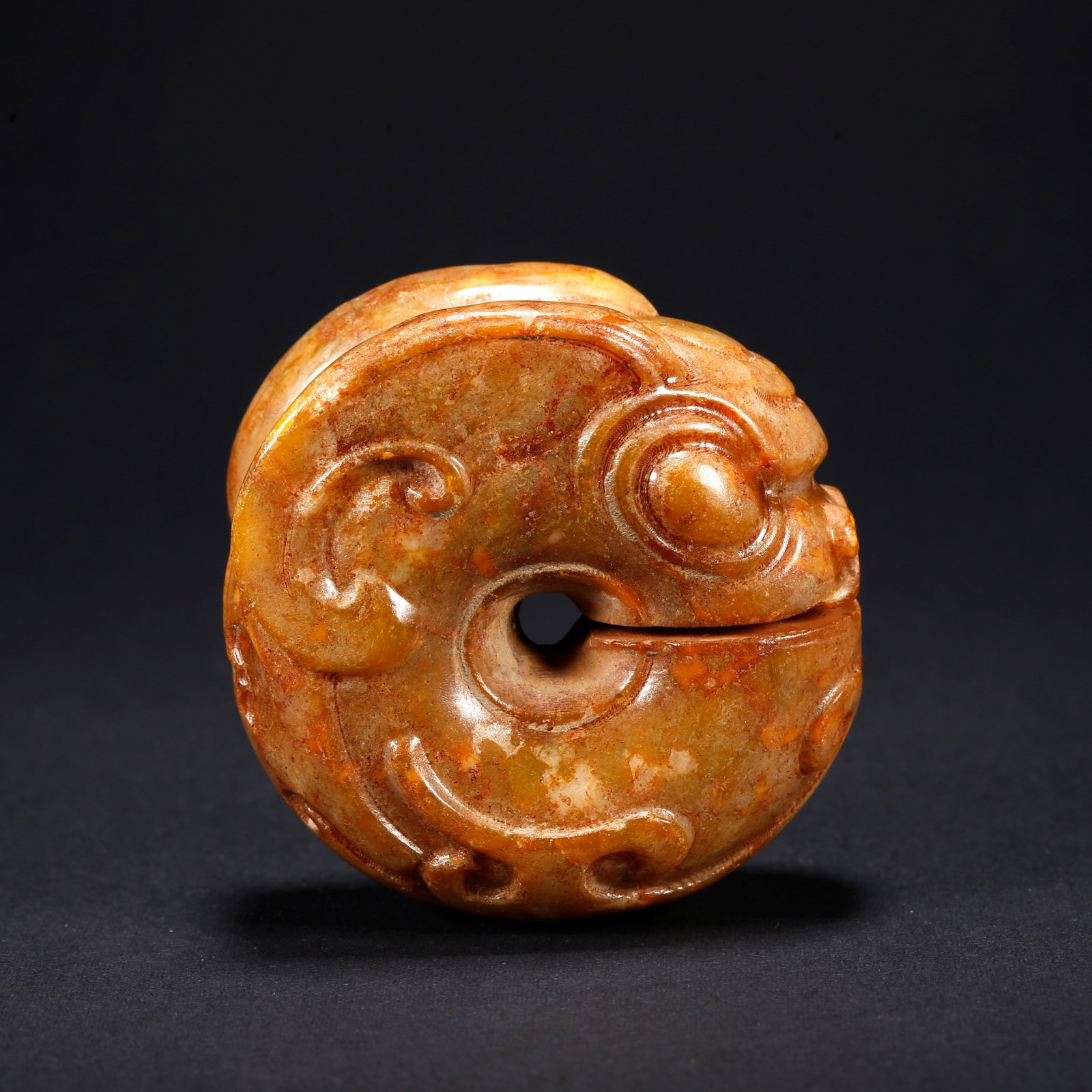 A ANCIENT JADE PIG-DRAGON (1 of 10)