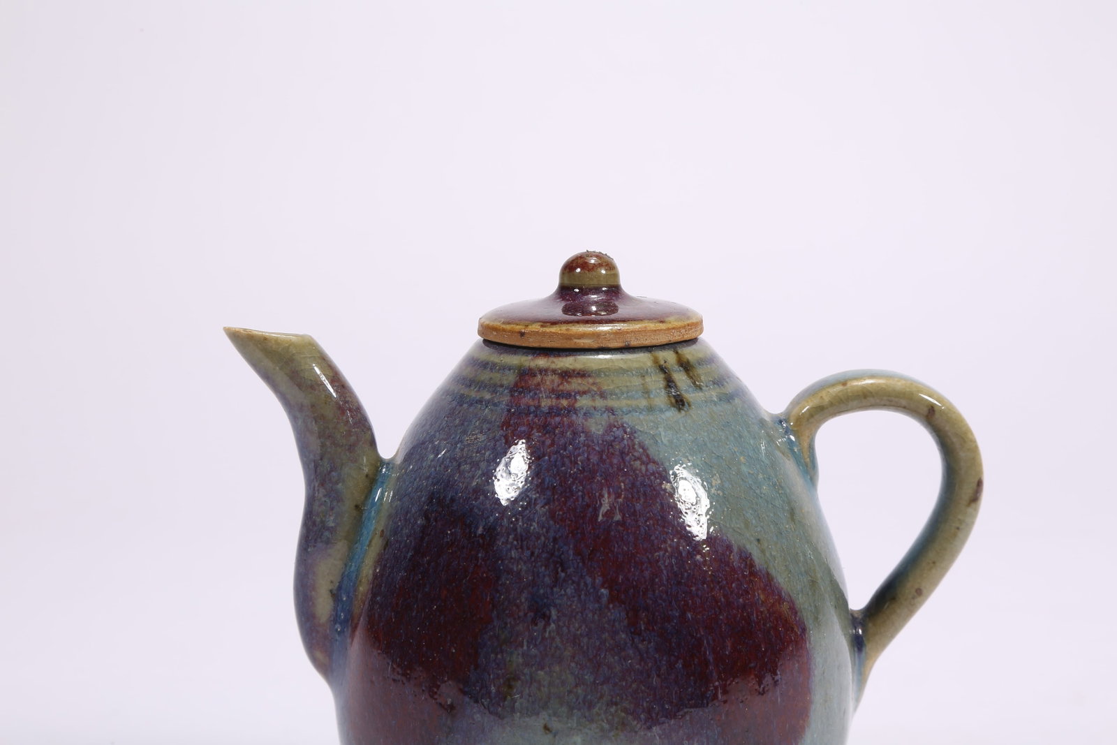 A JUN WARE GLAZE PITCHER - 2