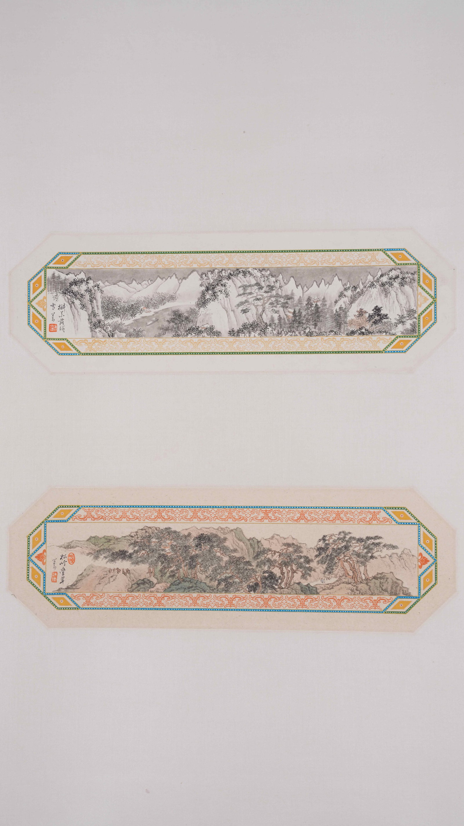 A LANDSCAPE PAINTING ON PAPER BY PU RU.溥儒 (1 of 11)