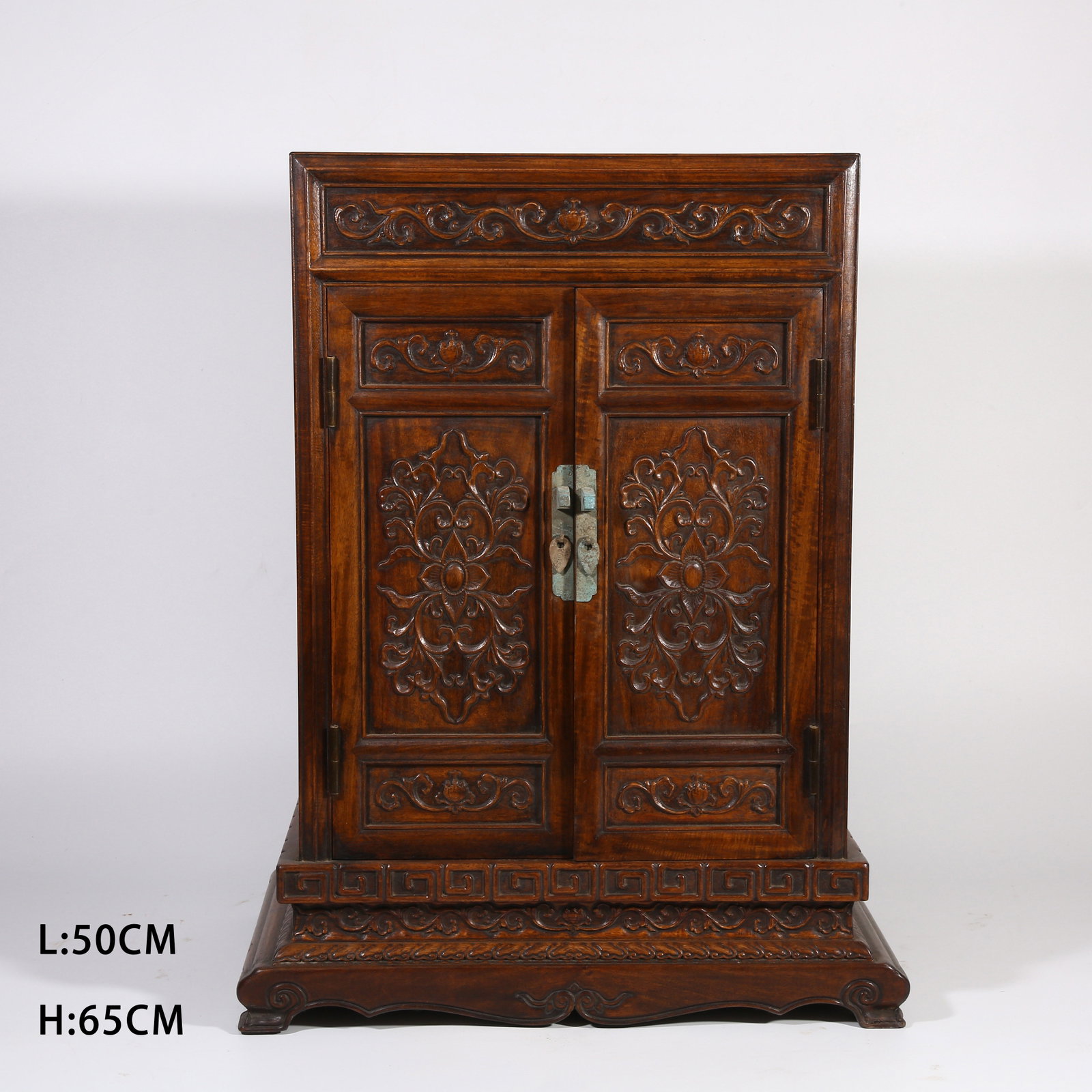 A SMALL HUANGHUALI CABINET (1 of 6)