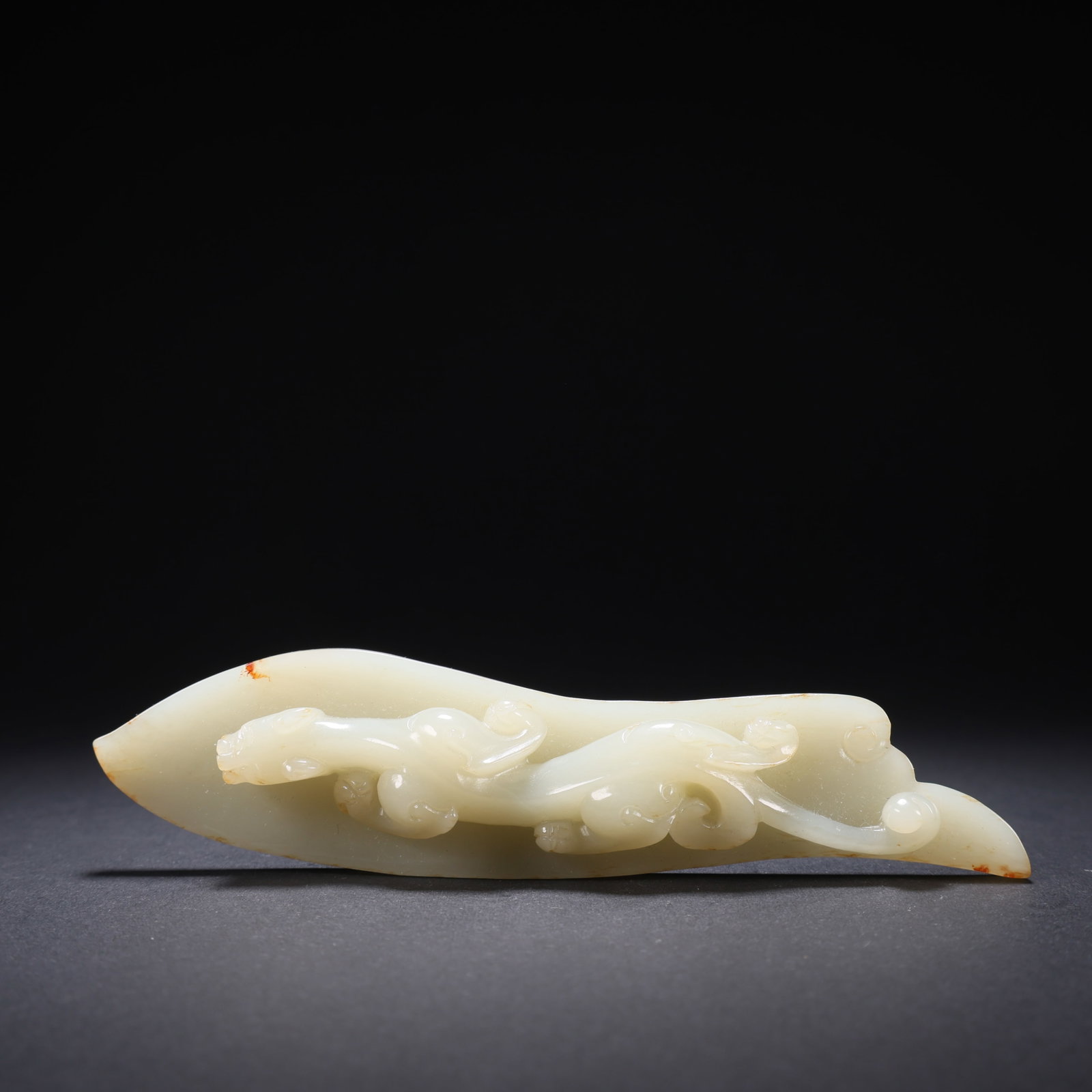 A HETIAN JADE BEAST GUI TABLET (1 of 9)