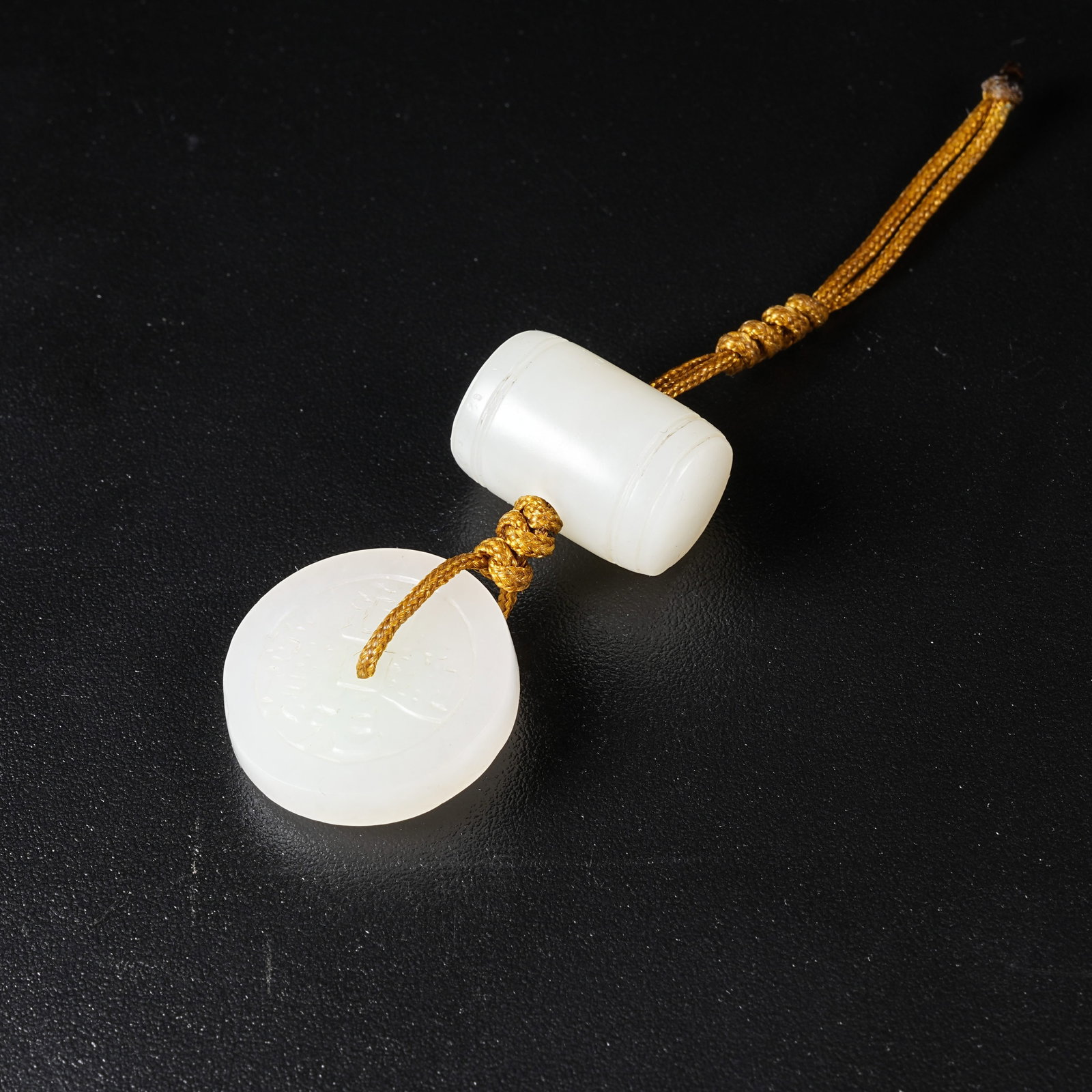 A HETIAN JADE PENDANTS (SET) (1 of 8)