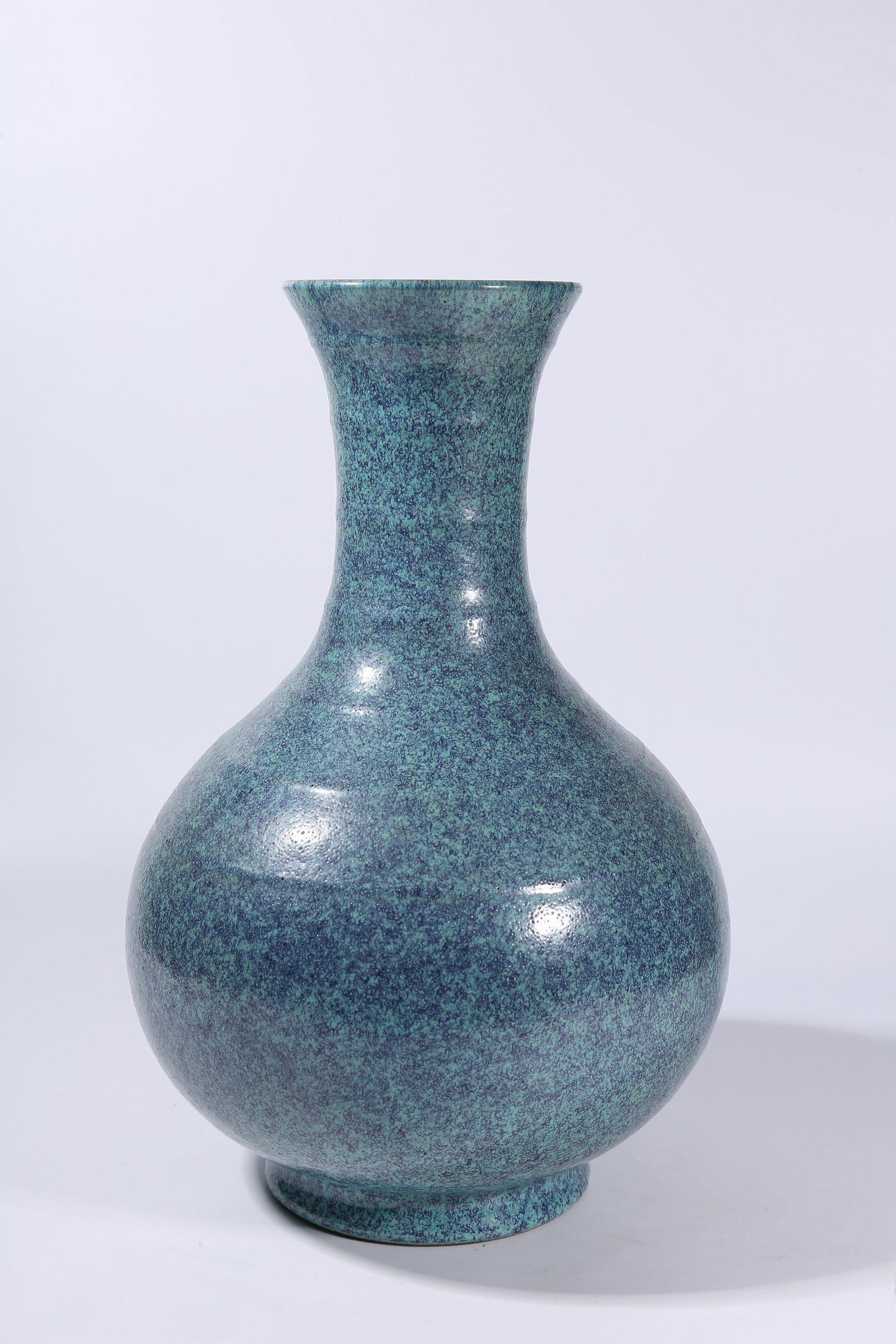 A LUJUN-GLAZED STRING-PATTERNED APPRECIATION VASE - 6