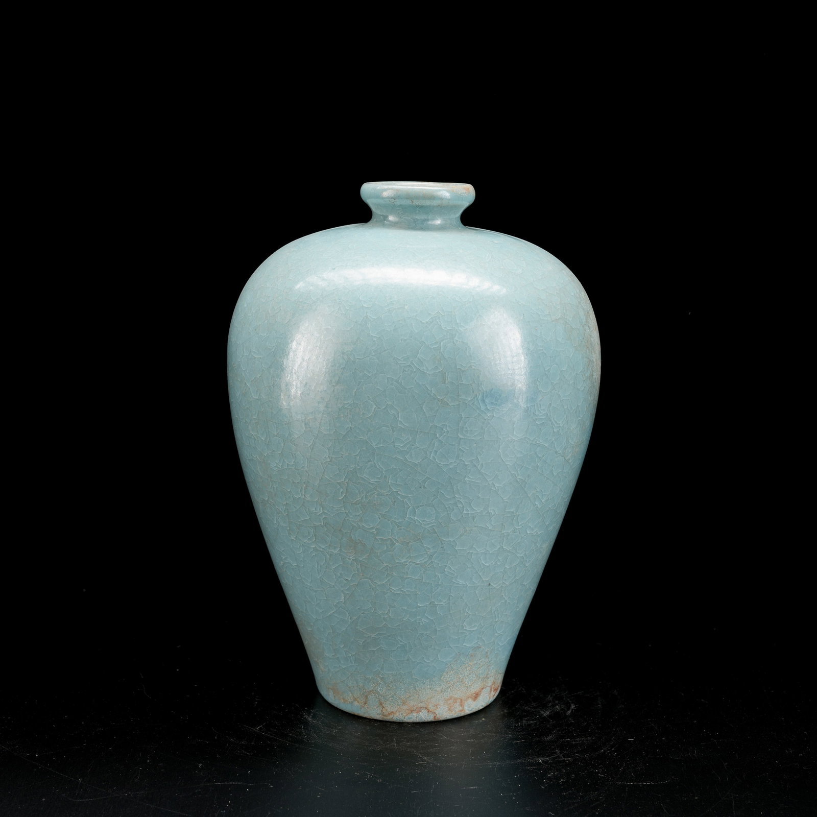 A RU KILN PLUM BOTTLE: Ru Kiln Plum Bottle