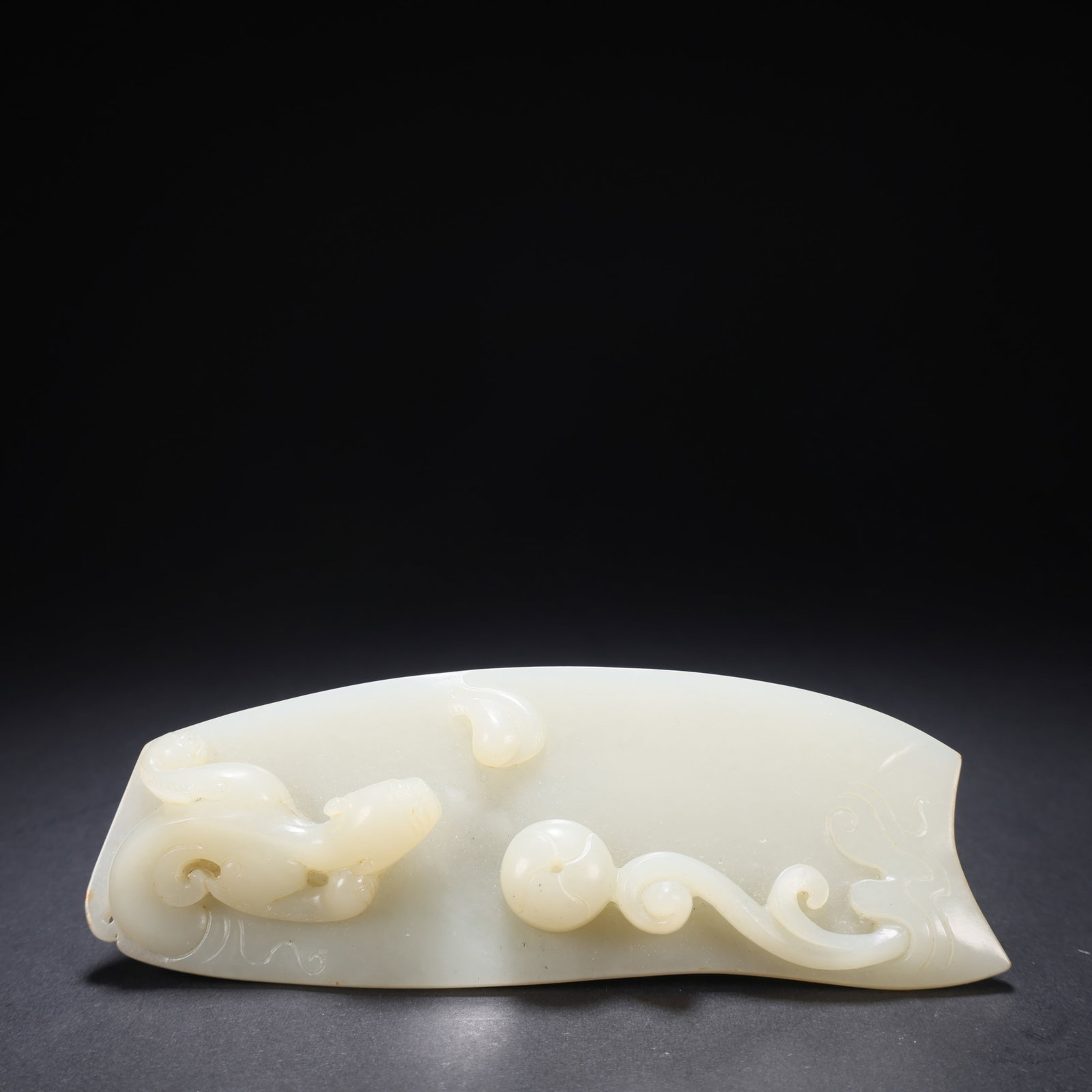 A HETIAN JADE BEAST GUI TABLET (1 of 9)