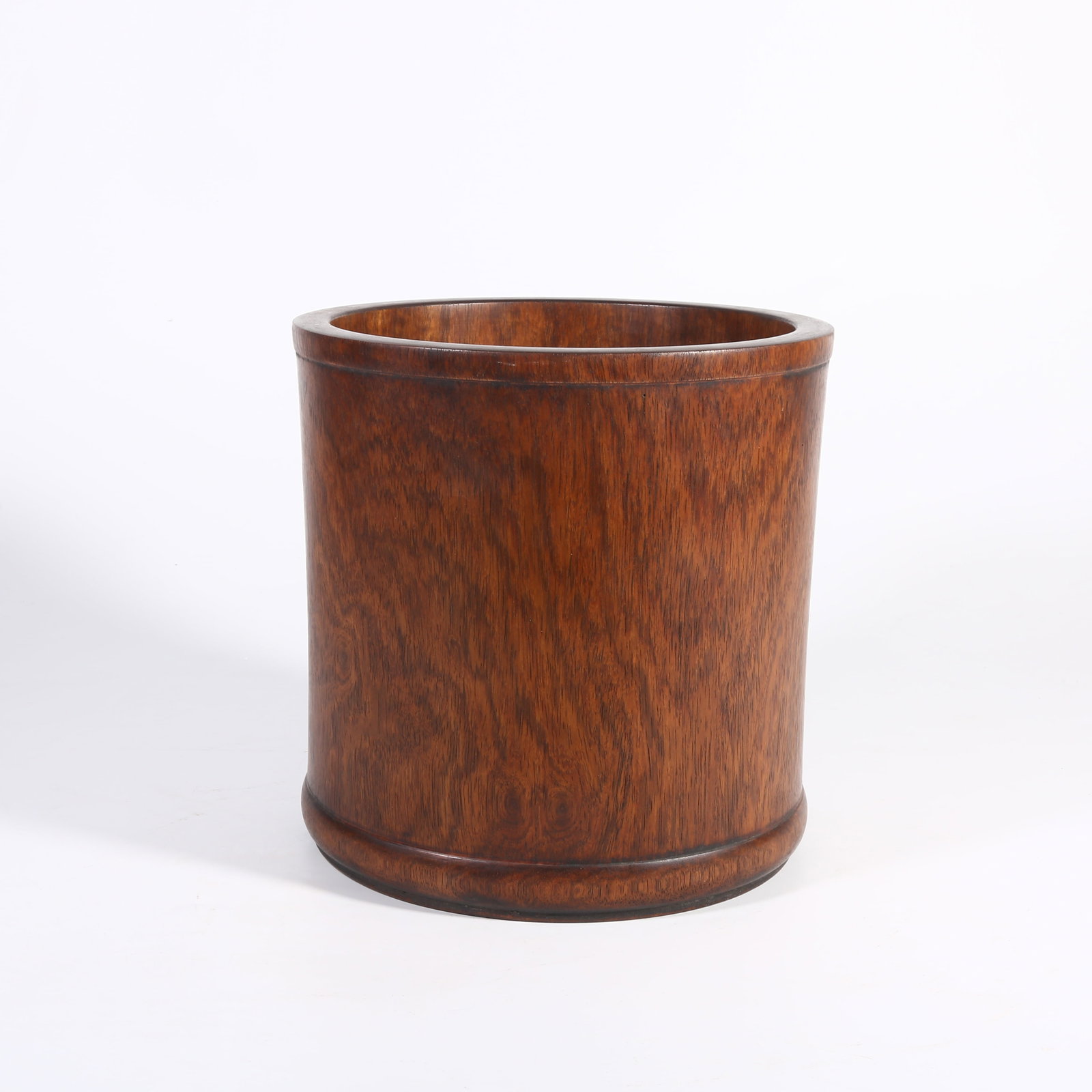A LARGE BRUSH POT MADE FROM HUANGHUALI (1 of 8)