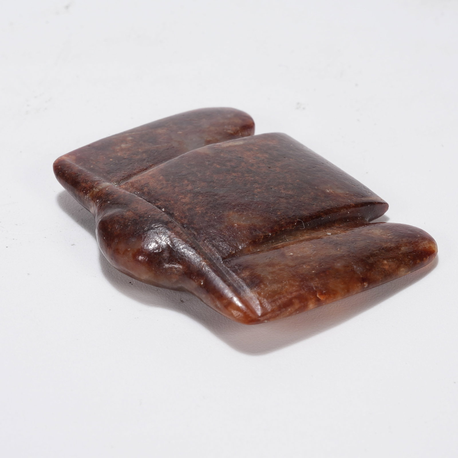 A HONGSHAN CULTURE ANCIENT JADE OWL (1 of 8)