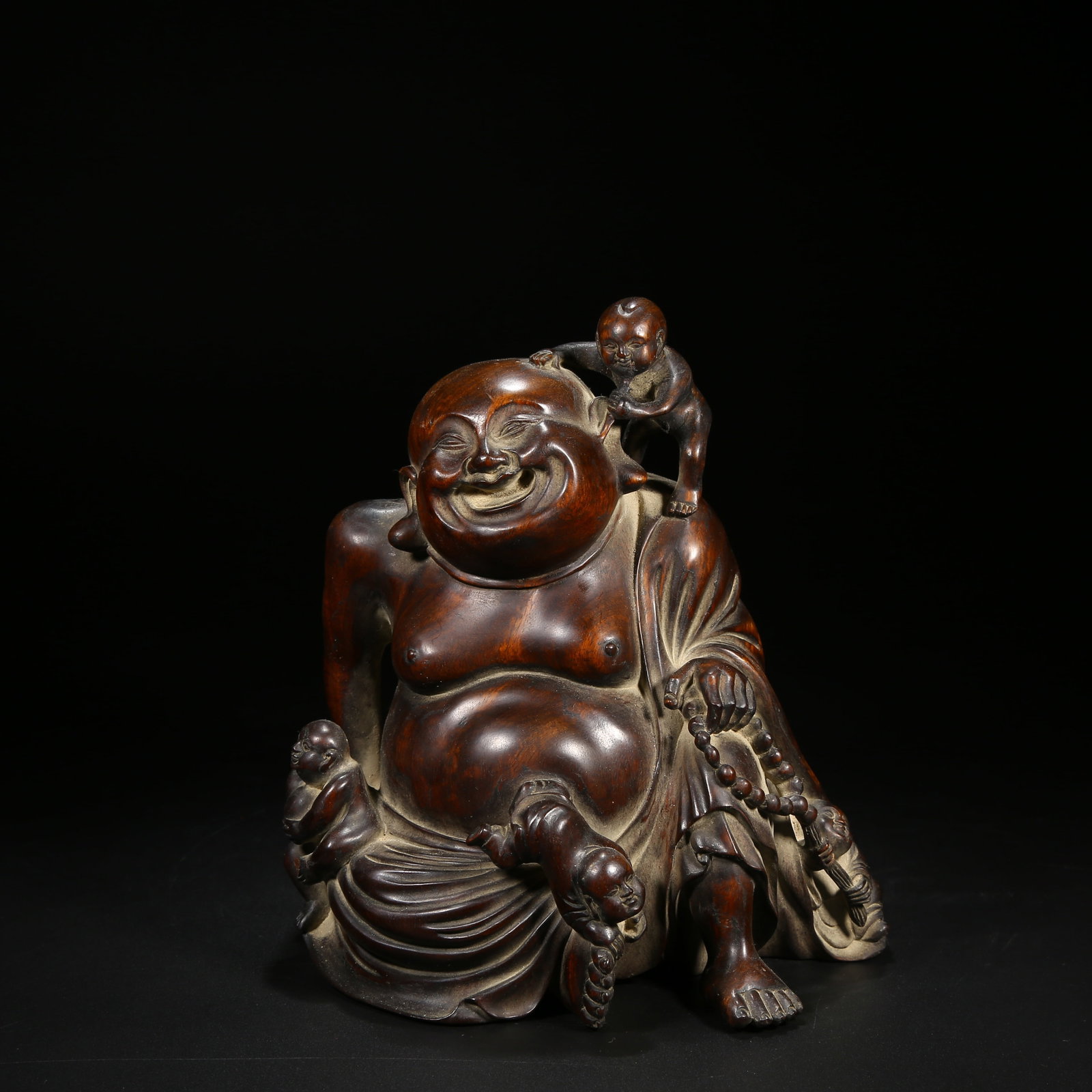 A HUANGHUALI MAITREYA BUDDHA STATUE (1 of 8)