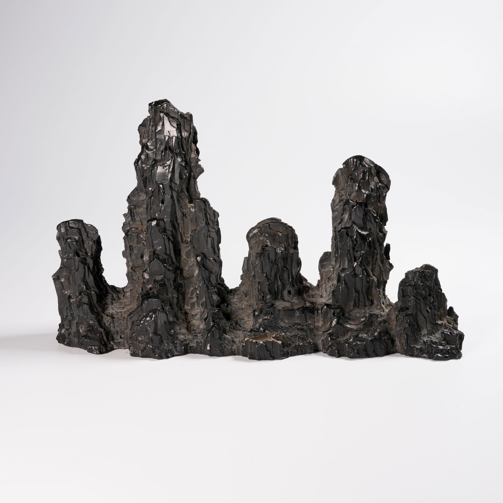 A TANGYING-STYLE BIOMORPHIC PORCELAIN BRUSH REST MOUNTAIN ORNAMENT (1 of 8)