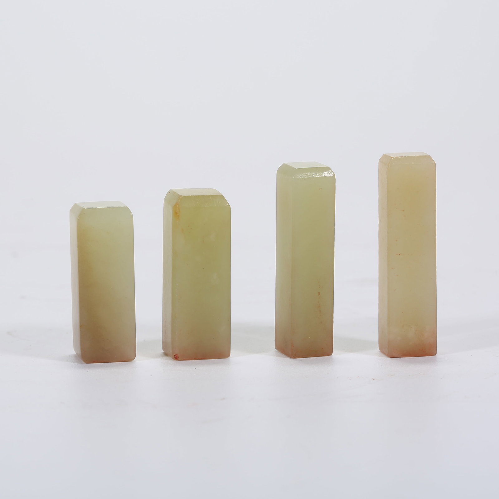 A HETIAN JADE SEAL SET (1 of 7)