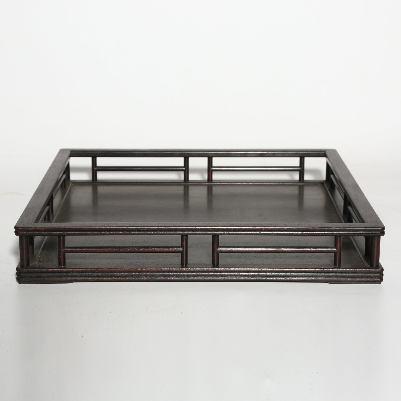 A ZITAN IMPERIAL TRAY (DUCHENG PAN): Zitan Imperial Tray (Ducheng Pan)