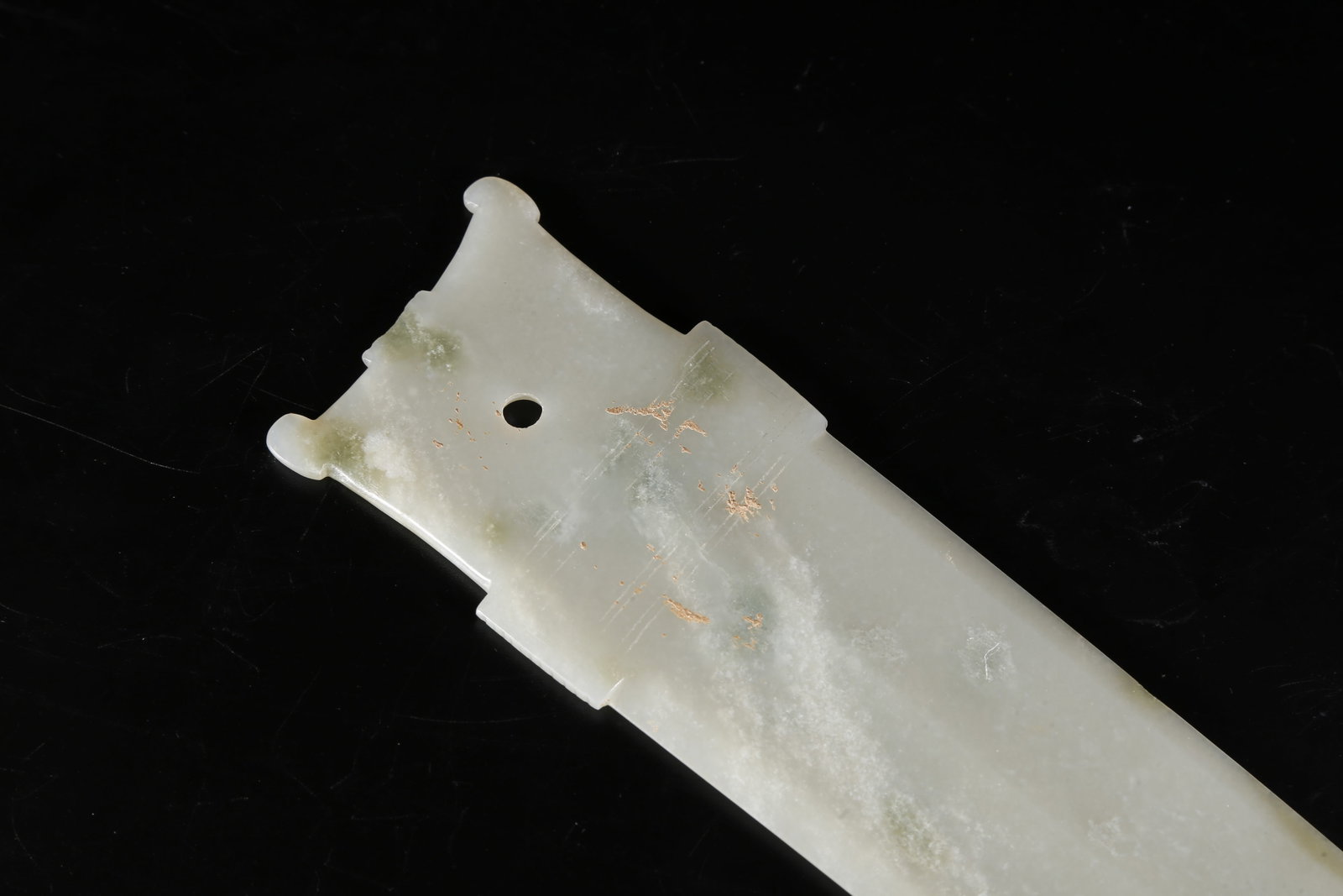 A NEPHRITE JADE GE DAGGER - 2