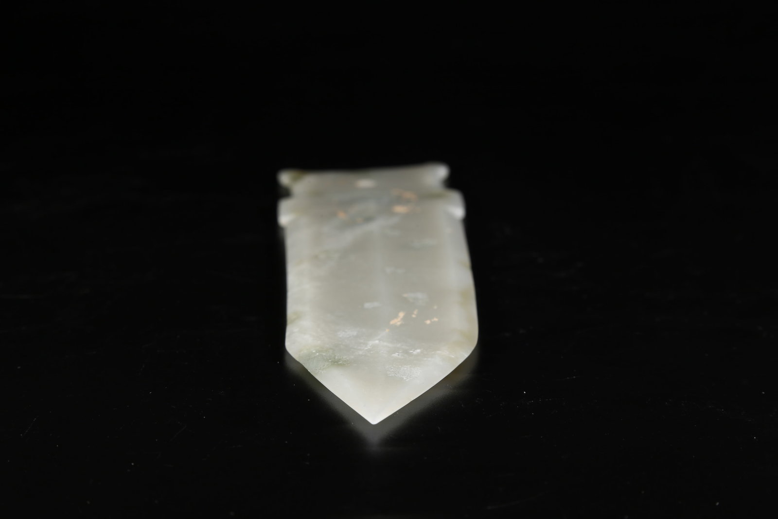 A NEPHRITE JADE GE DAGGER - 5