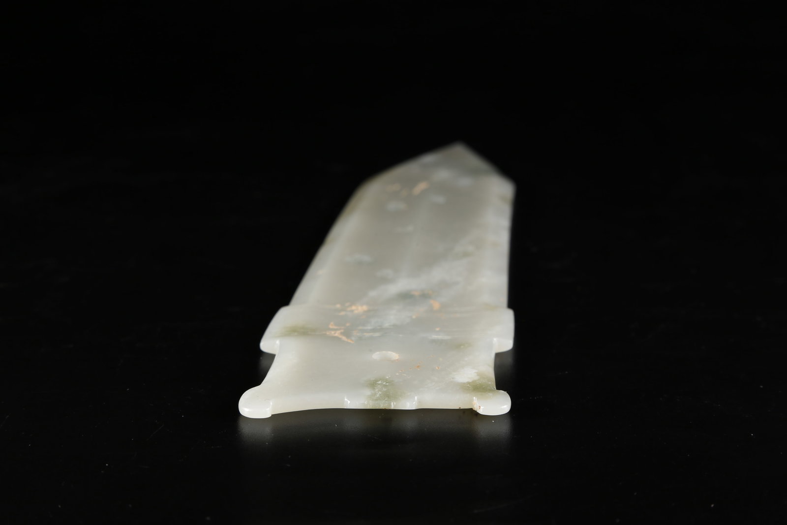A NEPHRITE JADE GE DAGGER - 7