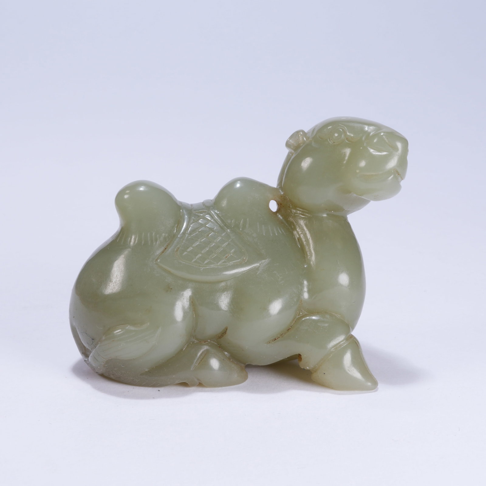 A HETIAN JADE CAMEL ORNAMENT (1 of 8)