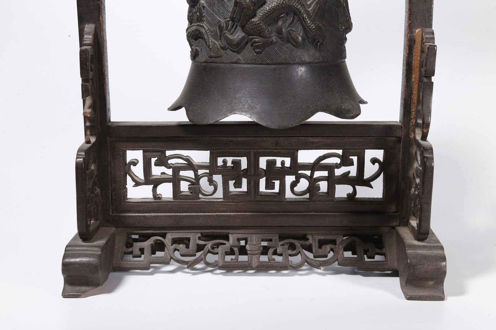 A BRONZE STUDY BELL - 4