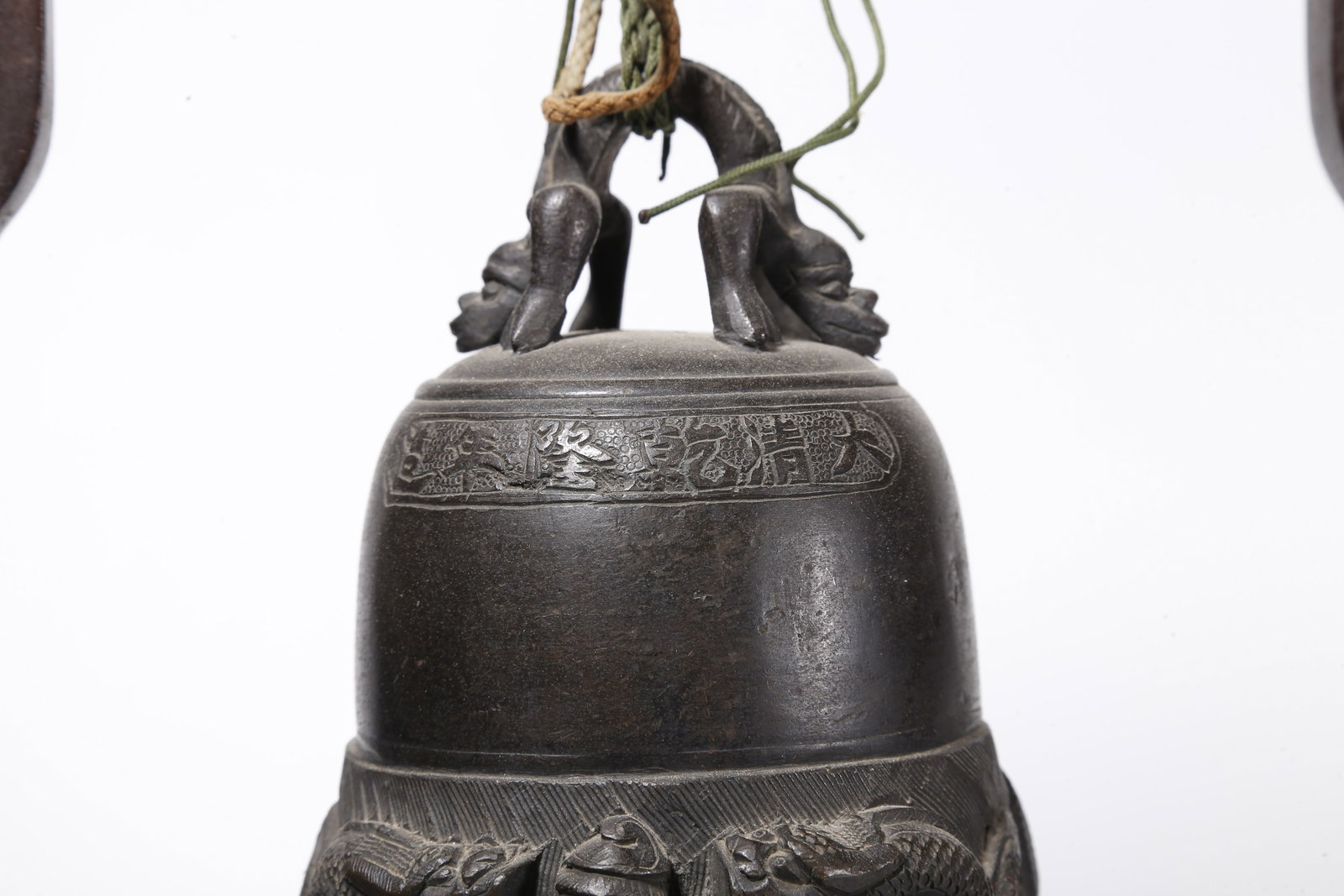 A BRONZE STUDY BELL - 7