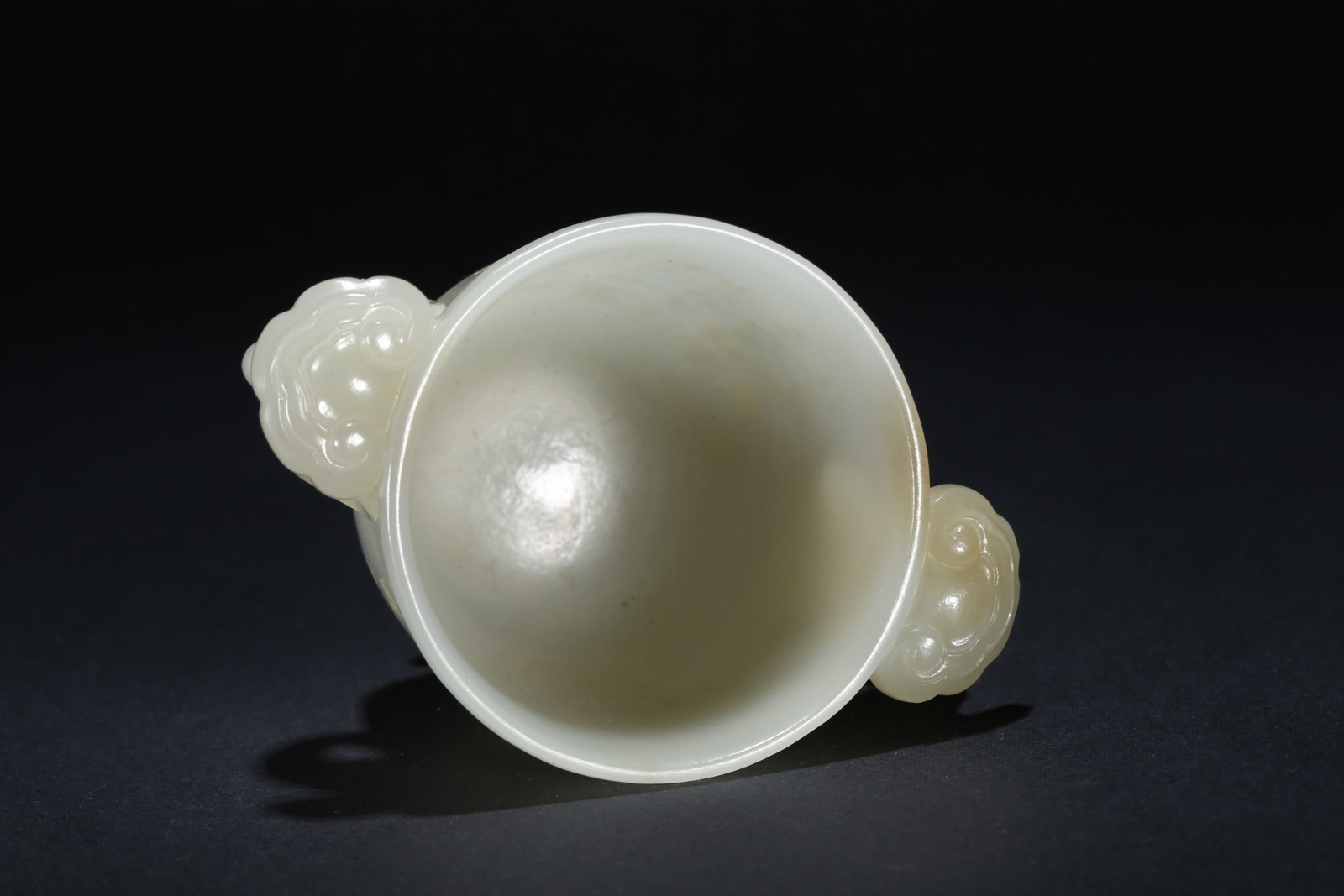A HETIAN JADE INSCRIBED TEACUP - 8