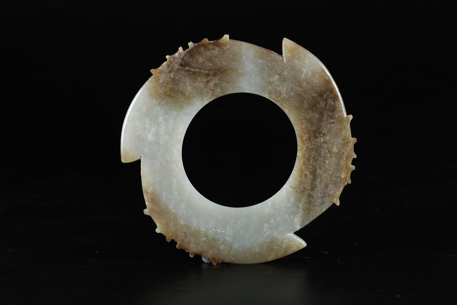 A ARCHAIC JADE ROTATING DISC (1 of 10)