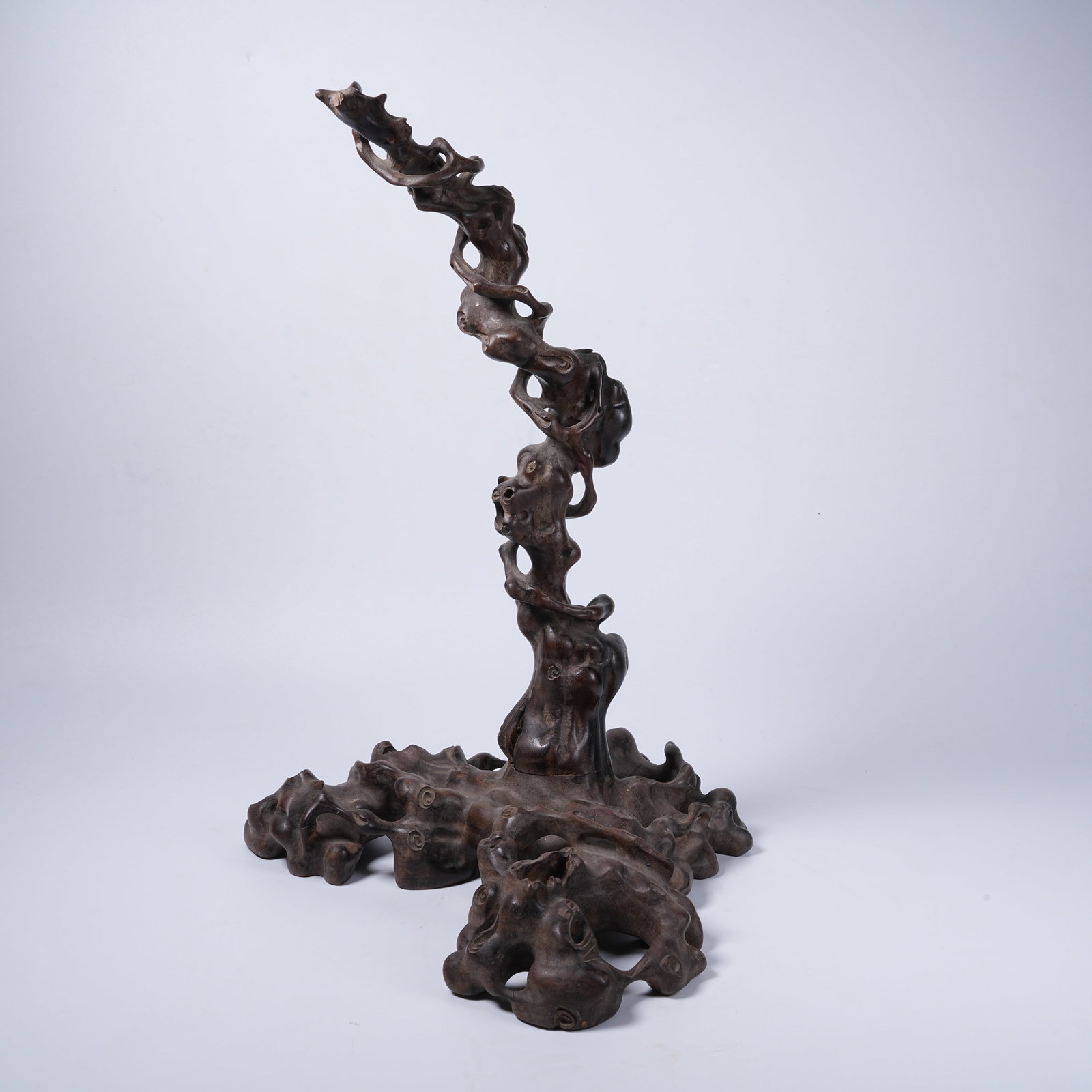 A MAHOGANY BRUSH REST (1 of 9)